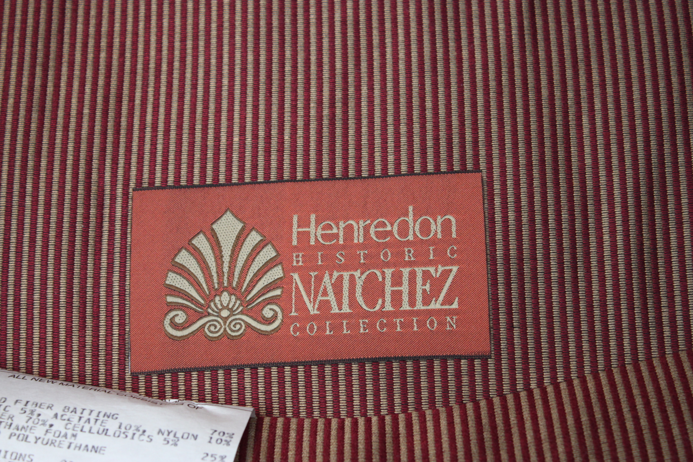 Henredon "Natchez" Chippendale Style Wingback Chair