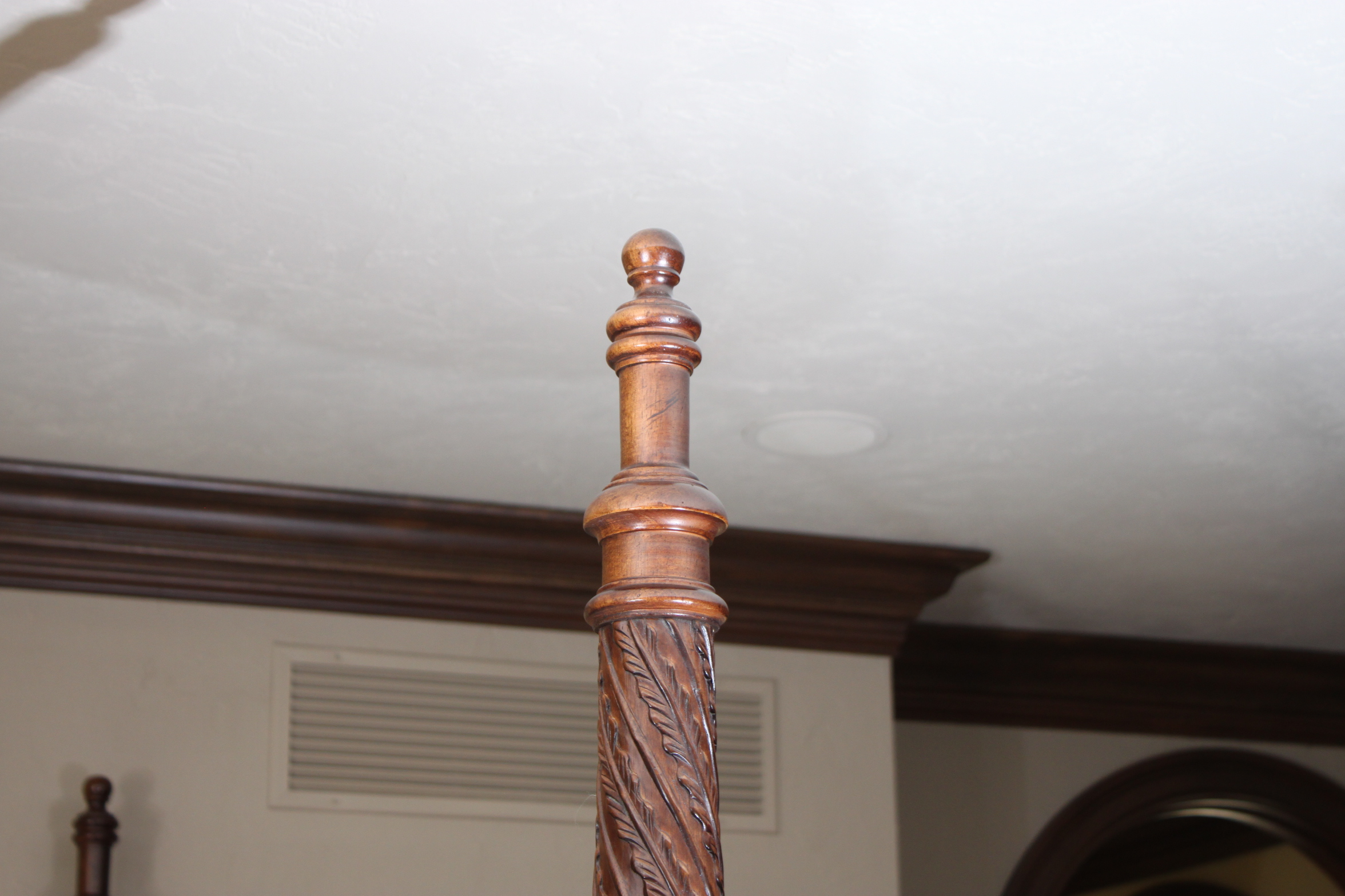 Bernhardt Chippendale Style Four Poster Bed