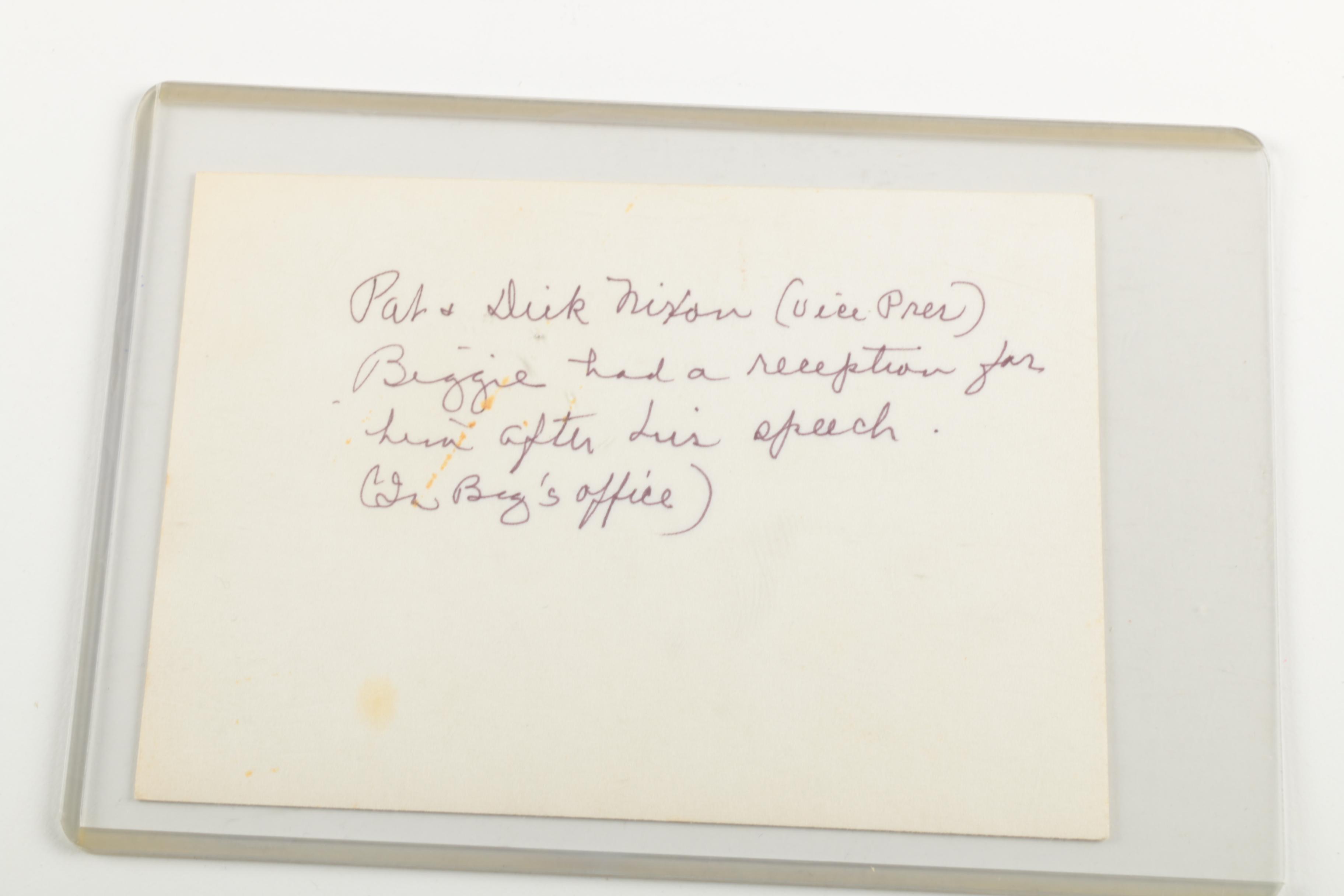 Photographs of U.S. Presidents and Presidential Inaugural Invitations