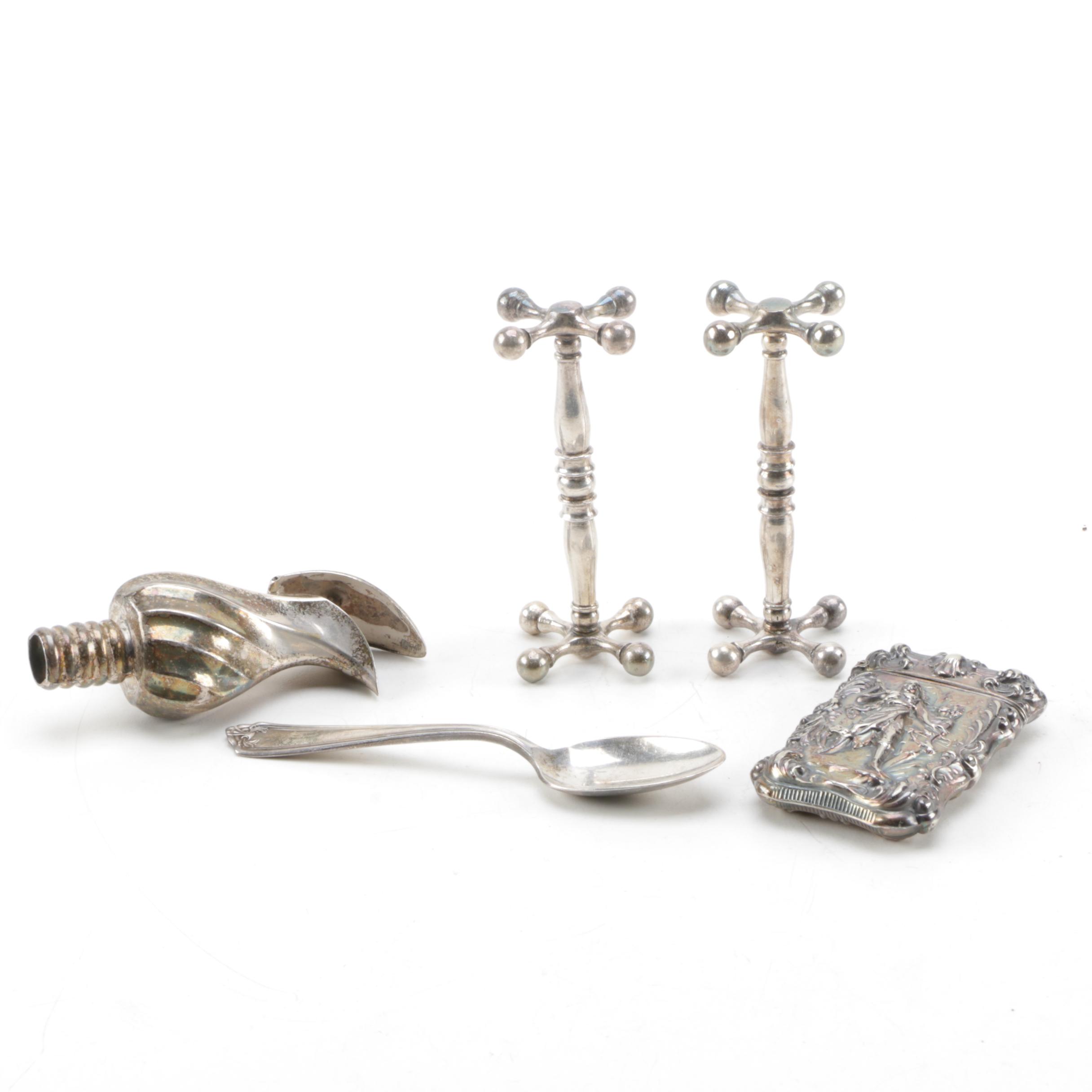 Bristol Silver Company Match Safe and Other Silver Plate Décor