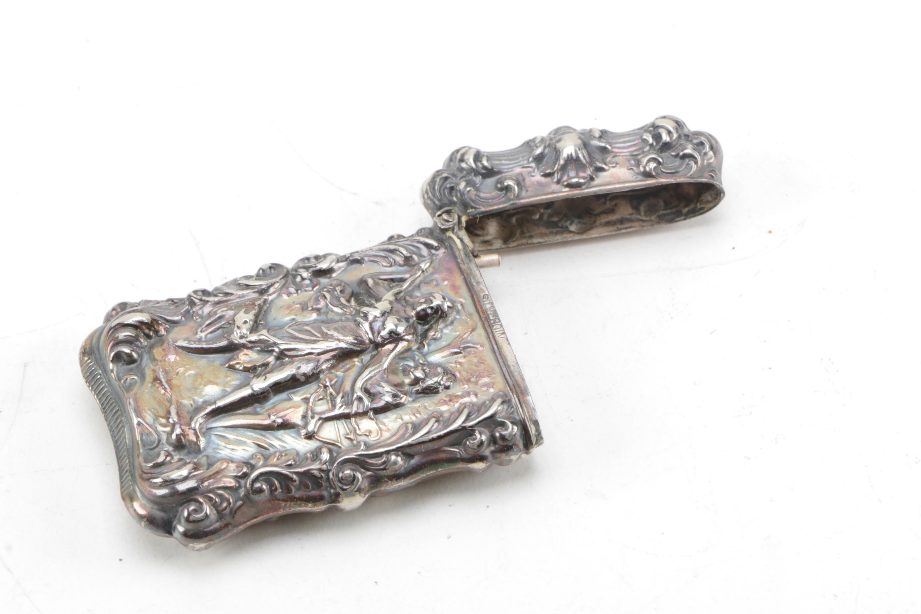 Bristol Silver Company Match Safe and Other Silver Plate Décor