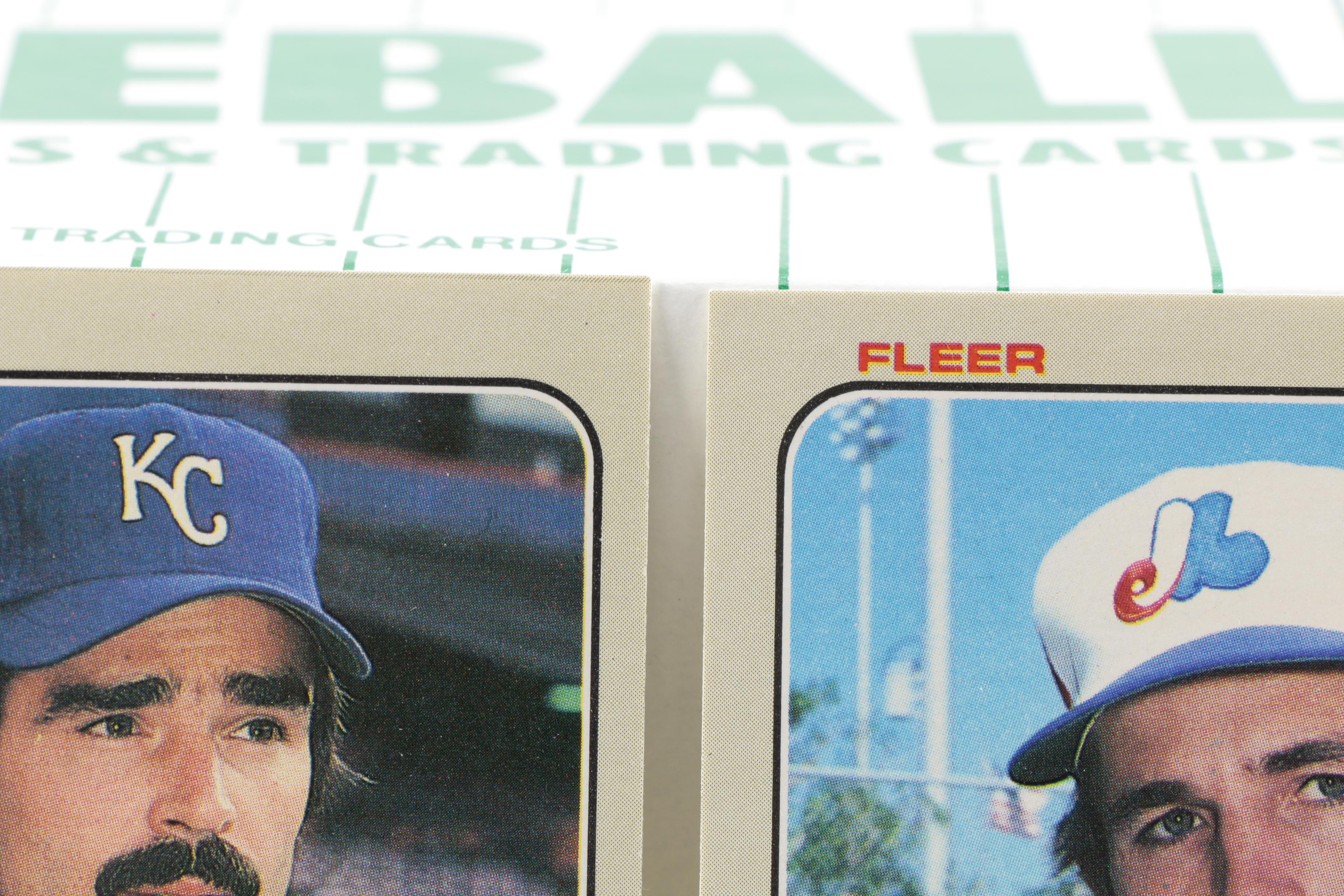 Collection of 1983 Fleer Baseball Trading Cards