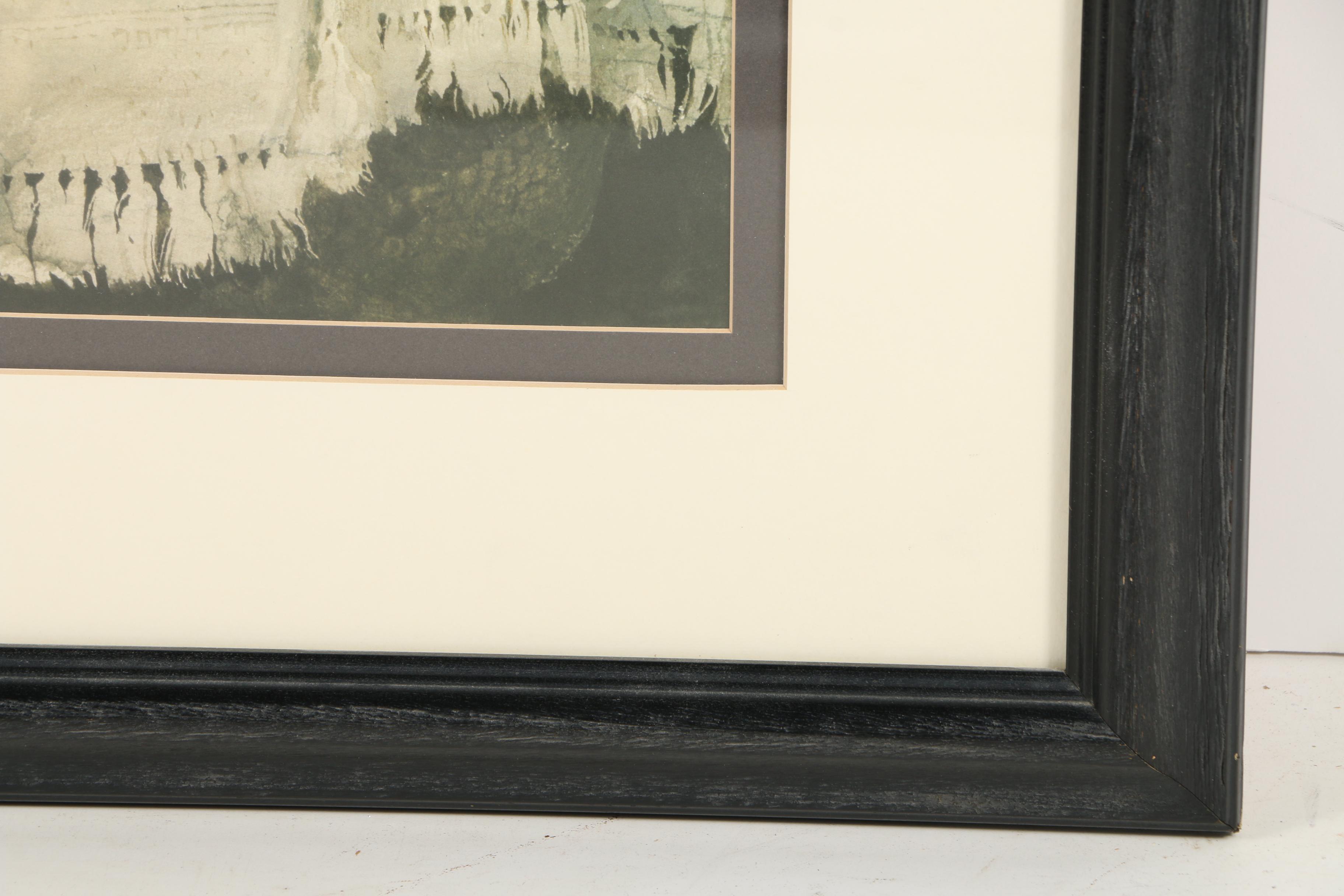 Reproduction Print After Andrew Wyeth's "Master Bedroom"