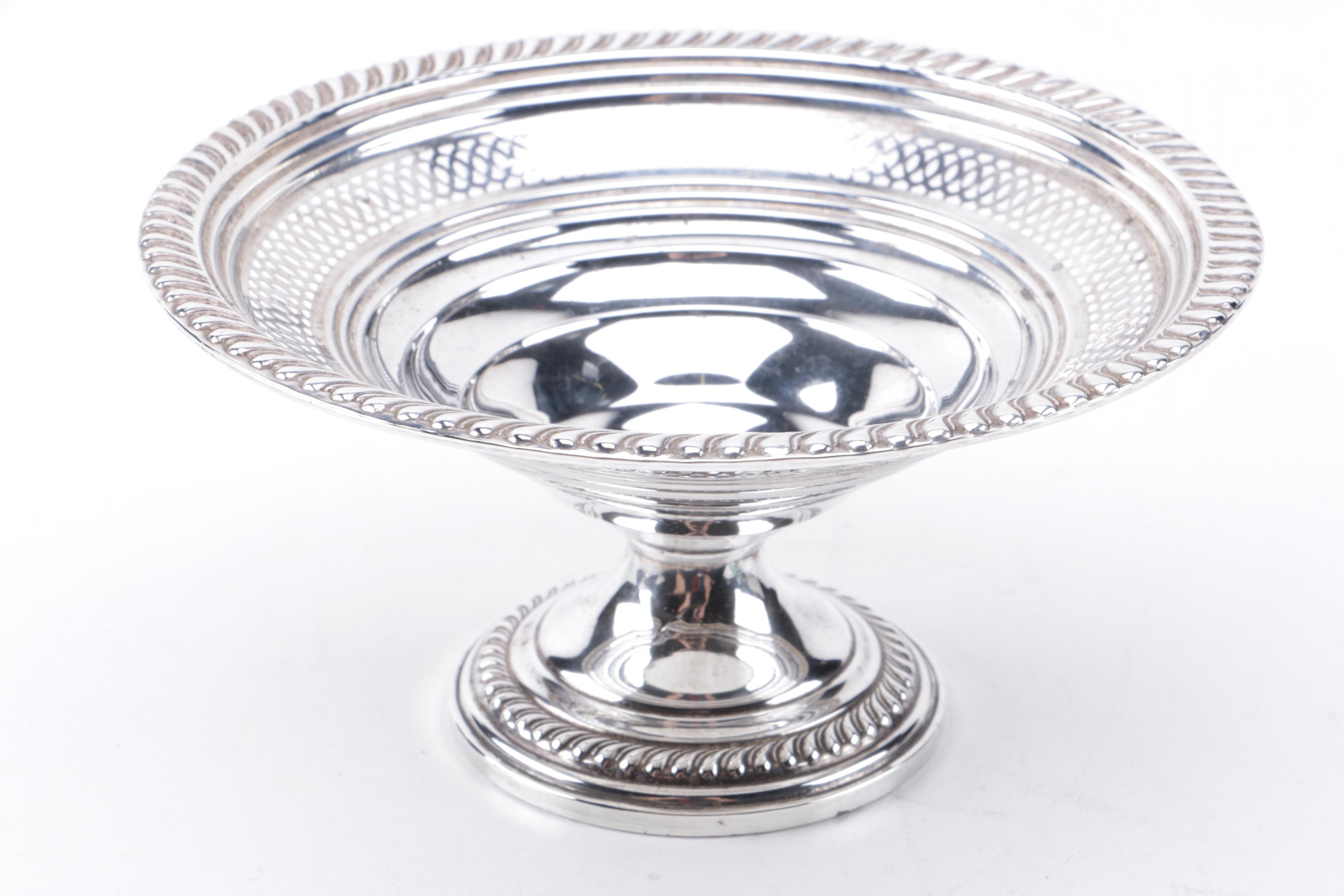 M. Fred Hirsch Co. and Other Weighted Sterling Silver Compotes