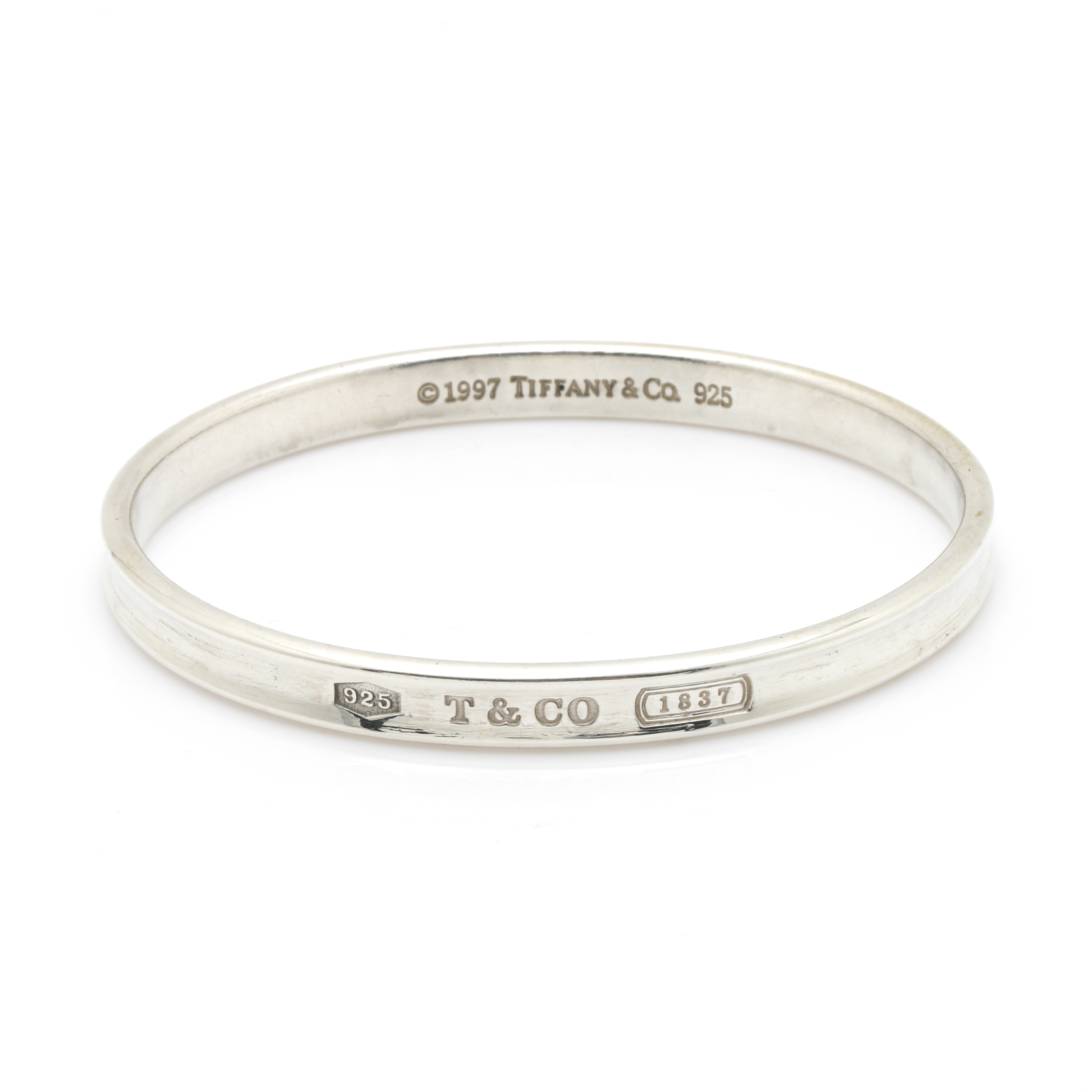 Tiffany & Co. Sterling Silver "1837 Collection" Bangle Bracelet