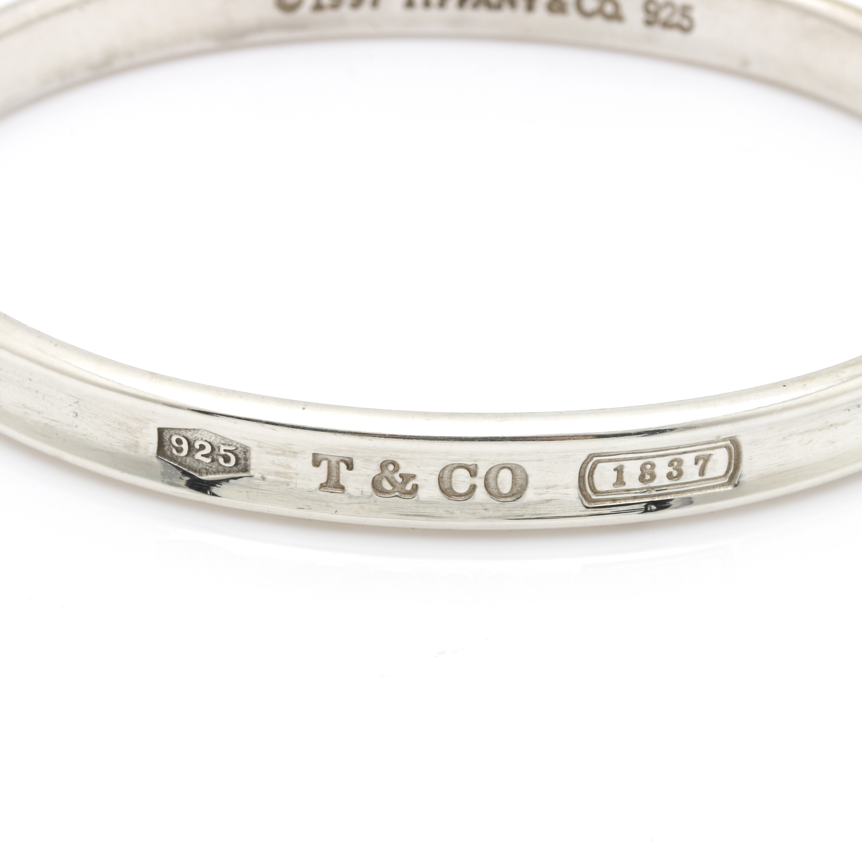 Tiffany & Co. Sterling Silver "1837 Collection" Bangle Bracelet