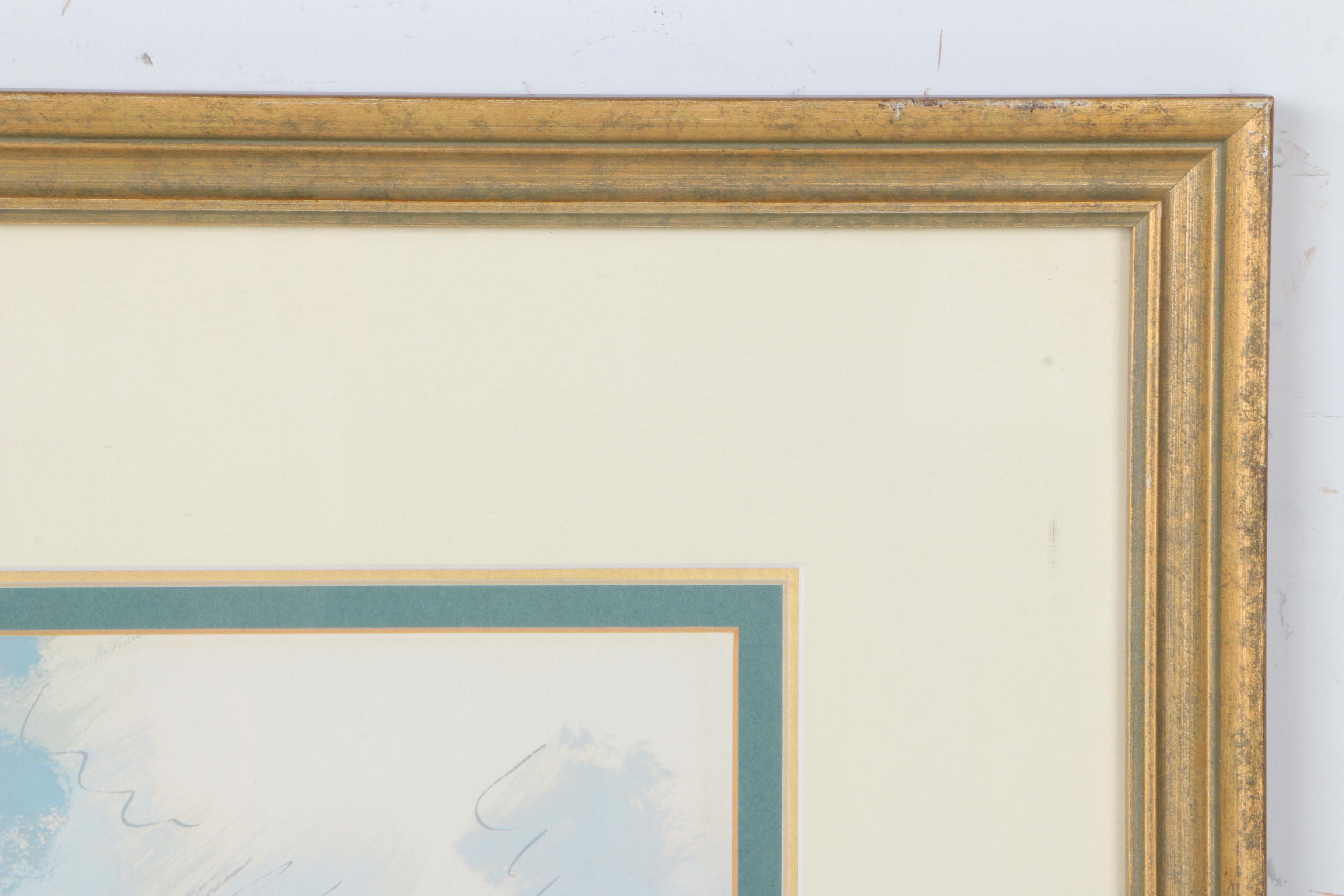 Roderico Mantagu Gouache Painting of an Arch