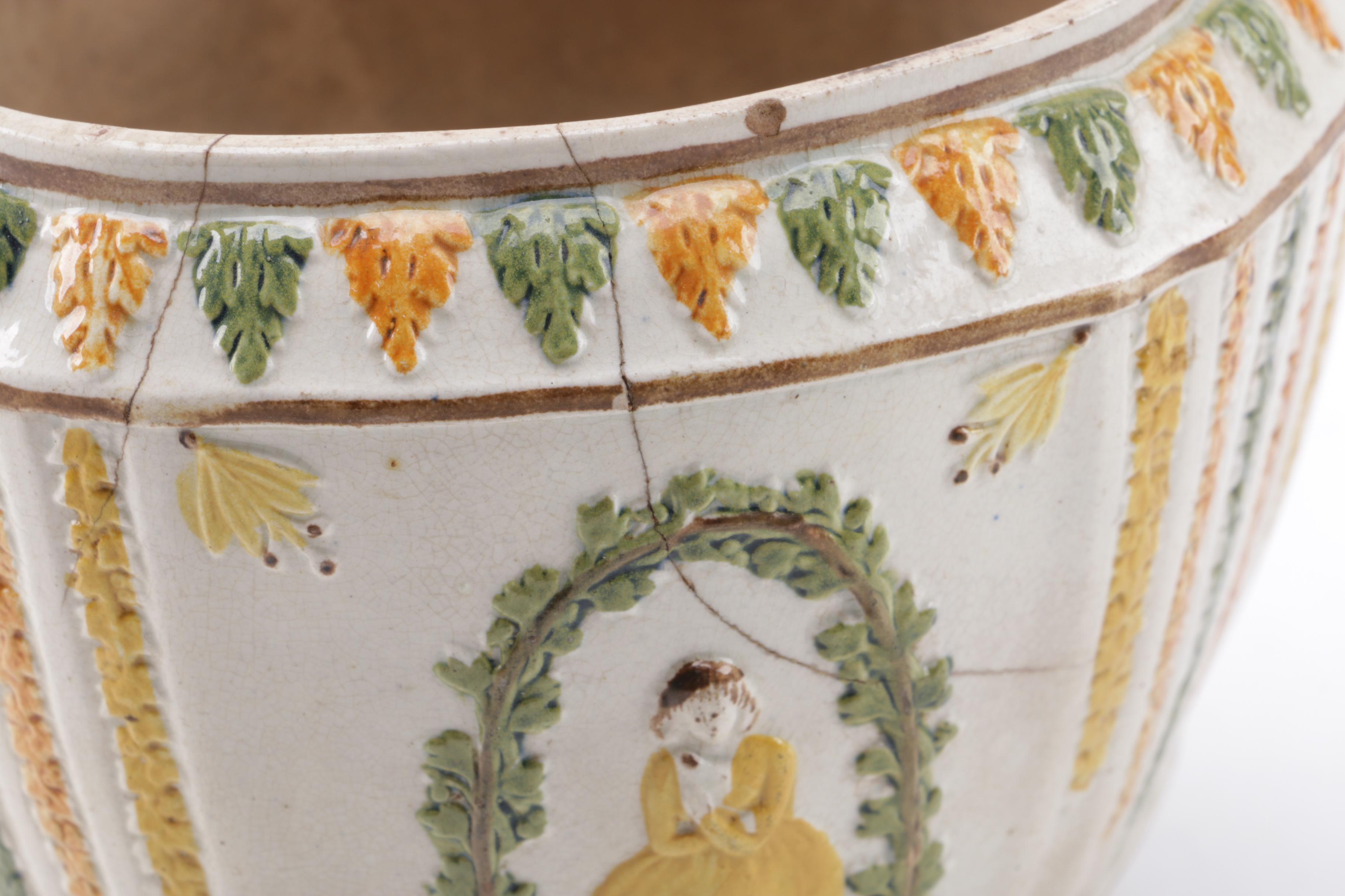 Antique Prattware Tureen