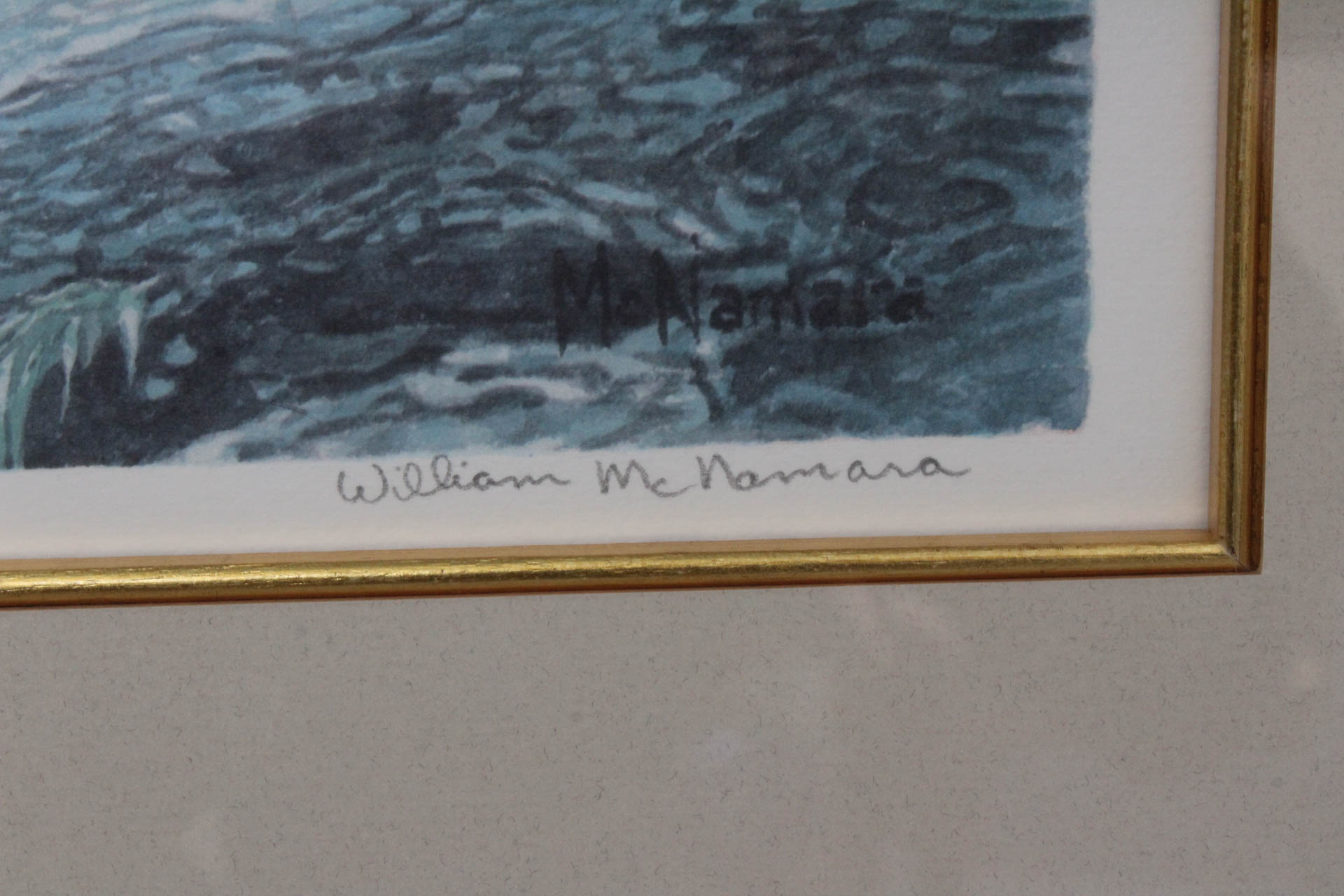 William McNamara Offset Lithograph Print "Upper Buffalo River"