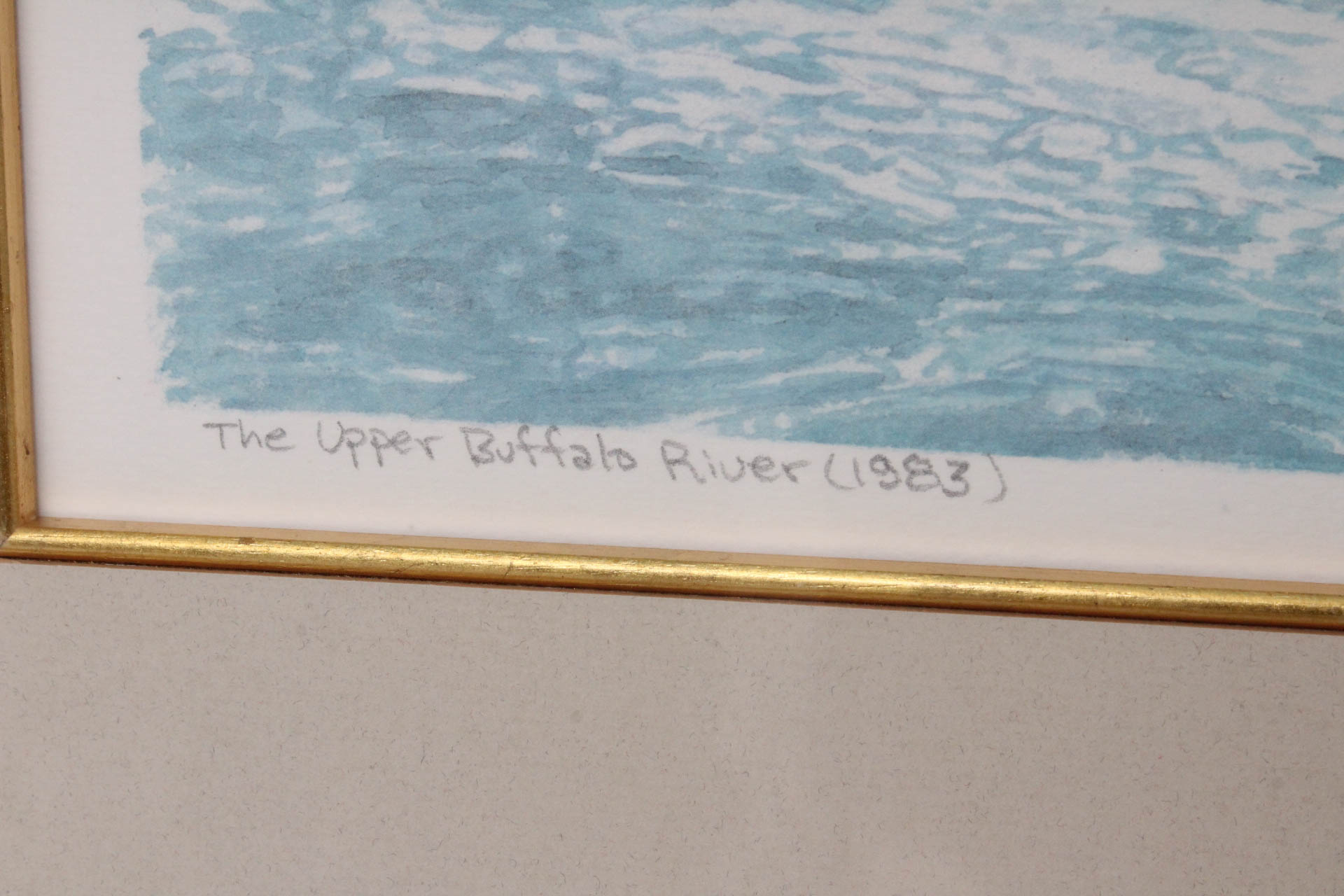 William McNamara Offset Lithograph Print "Upper Buffalo River"