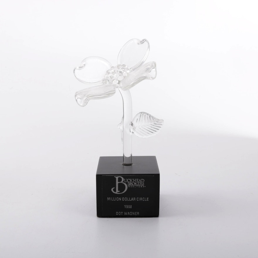 Frable Glass Flower Figurine