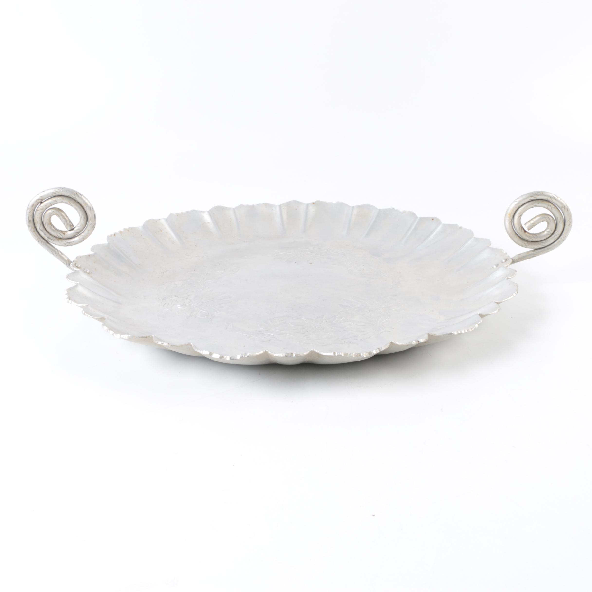 Farber & Shlevin Aluminum Serving Platter