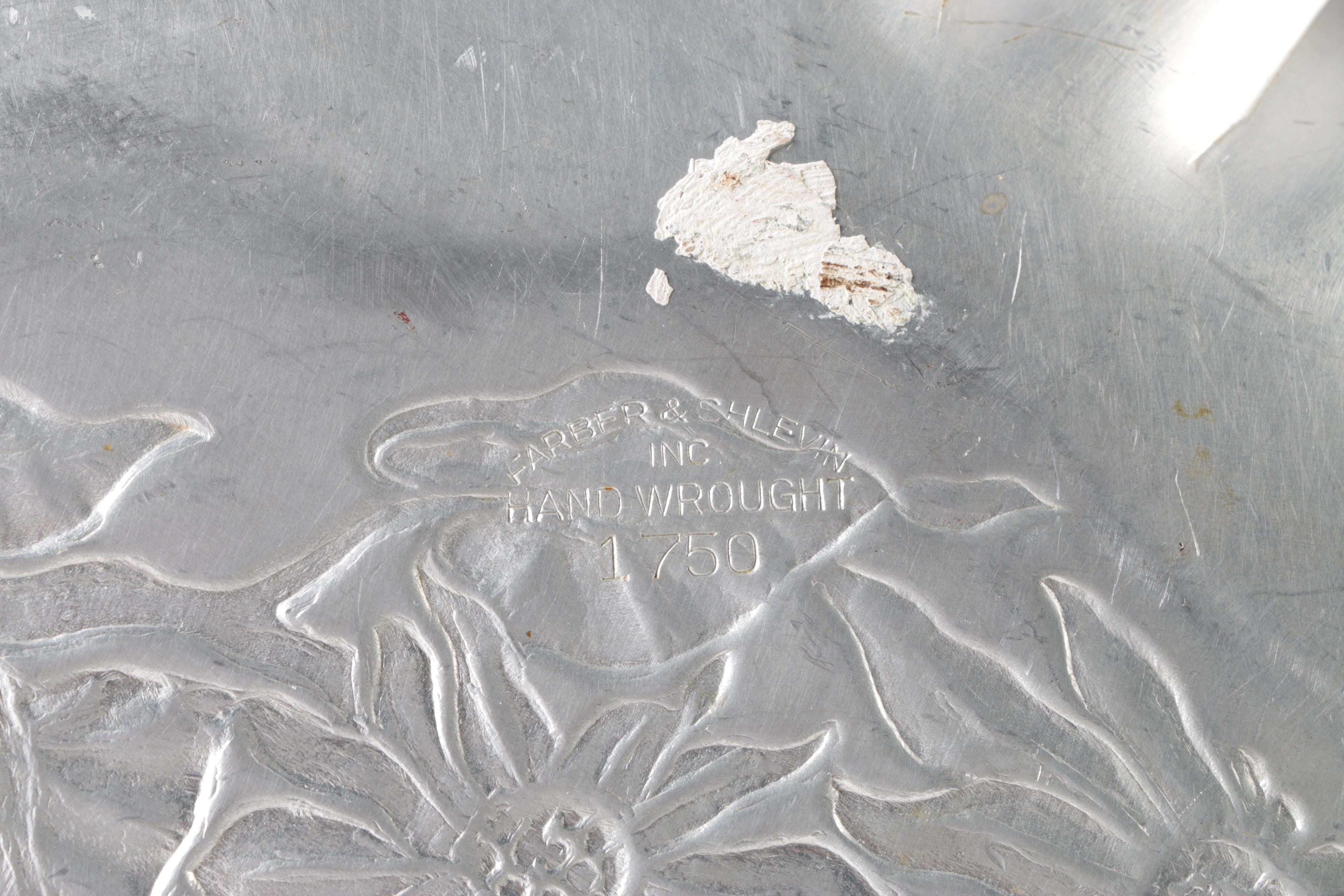 Farber & Shlevin Aluminum Serving Platter