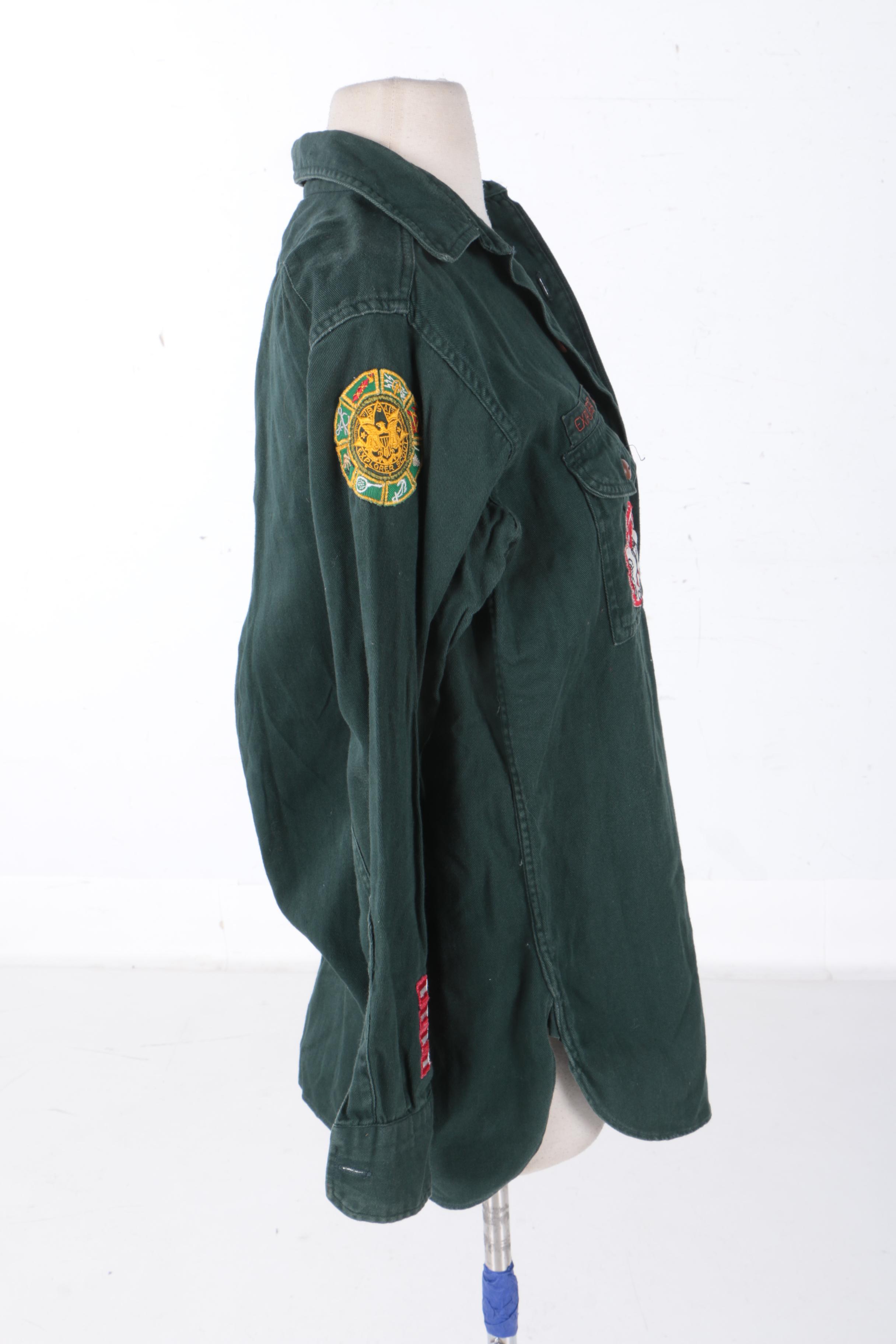 Circa 1960s Boy Scouts of America Shirt with Badges