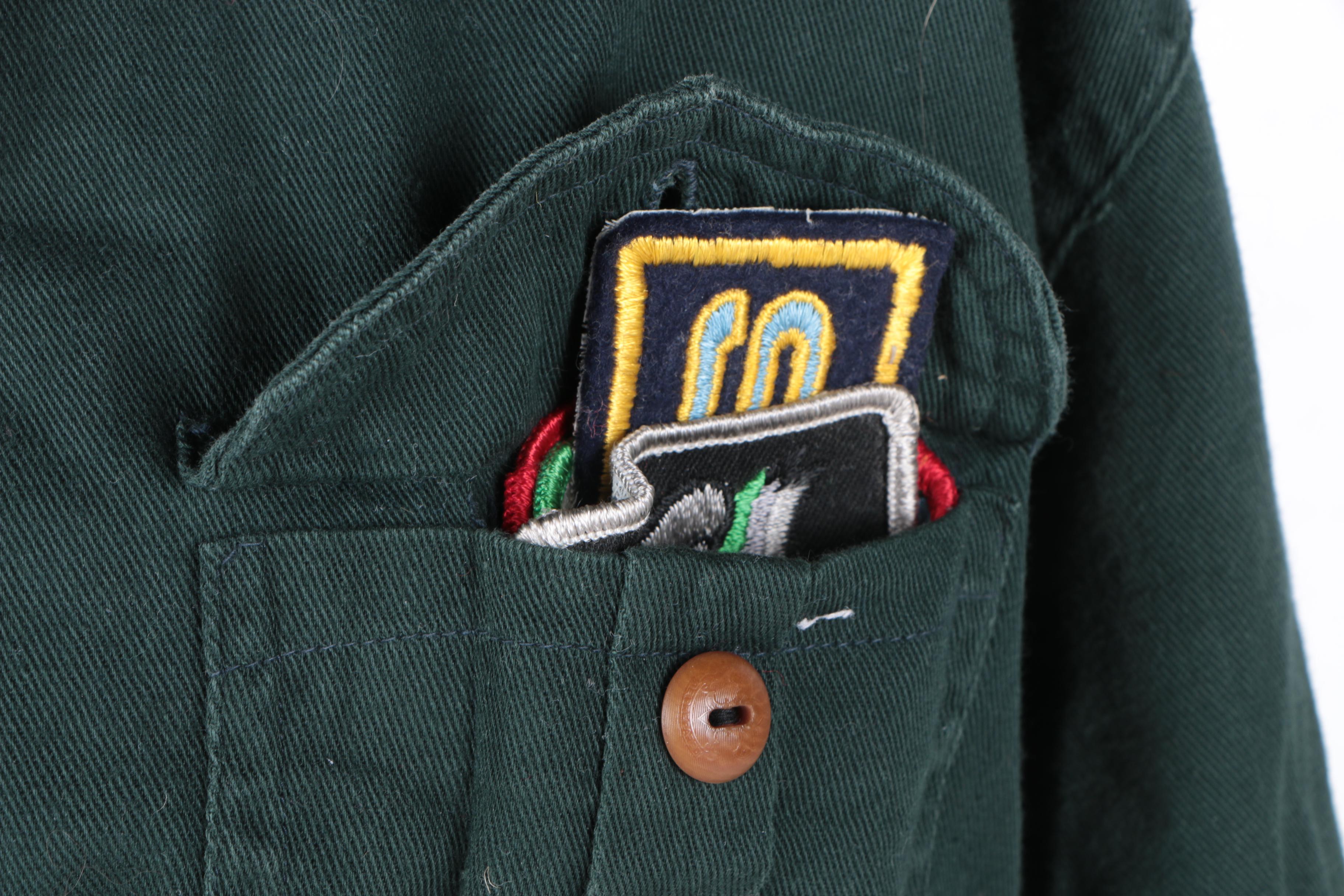 Circa 1960s Boy Scouts of America Shirt with Badges