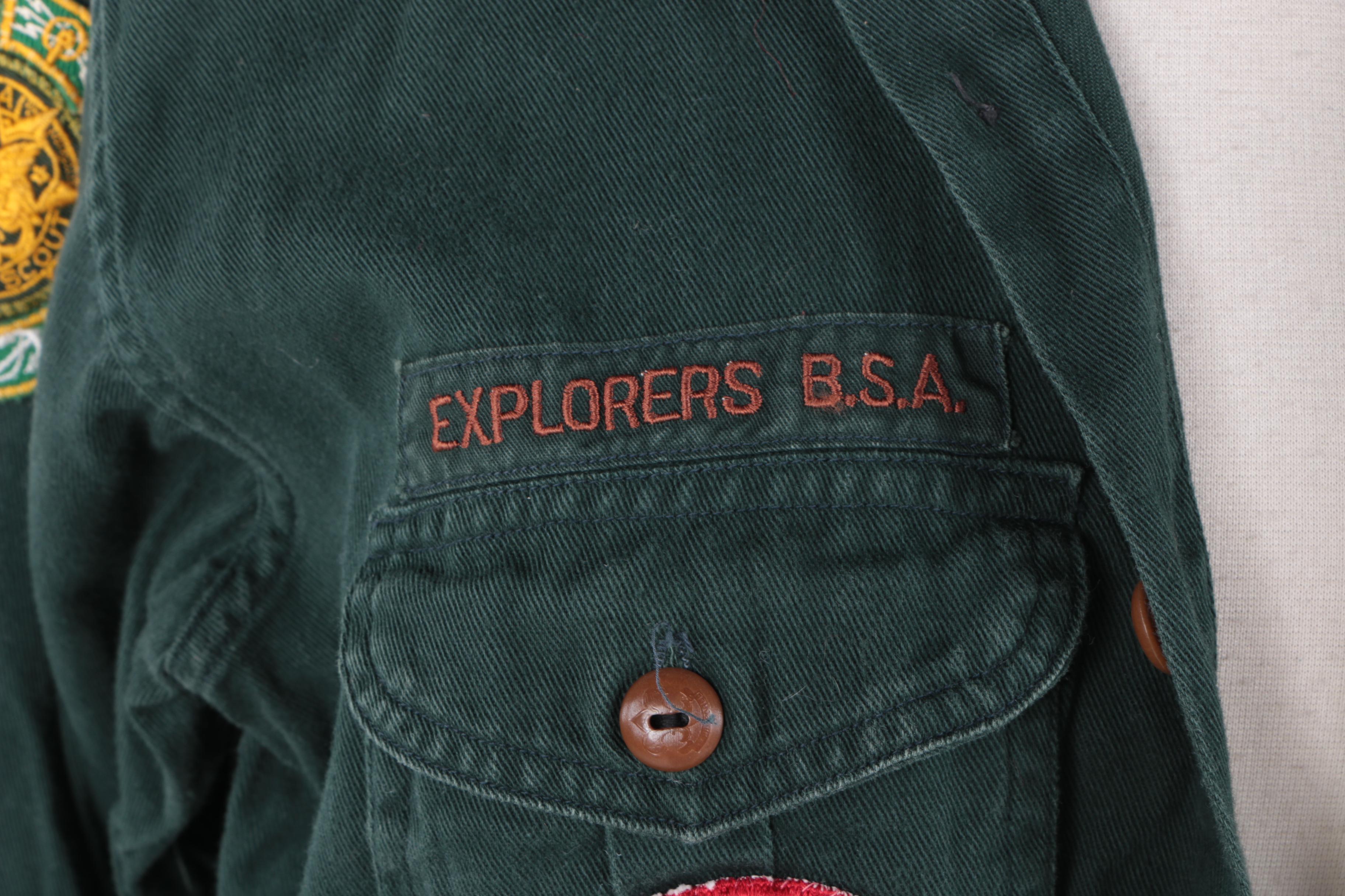 Circa 1960s Boy Scouts of America Shirt with Badges