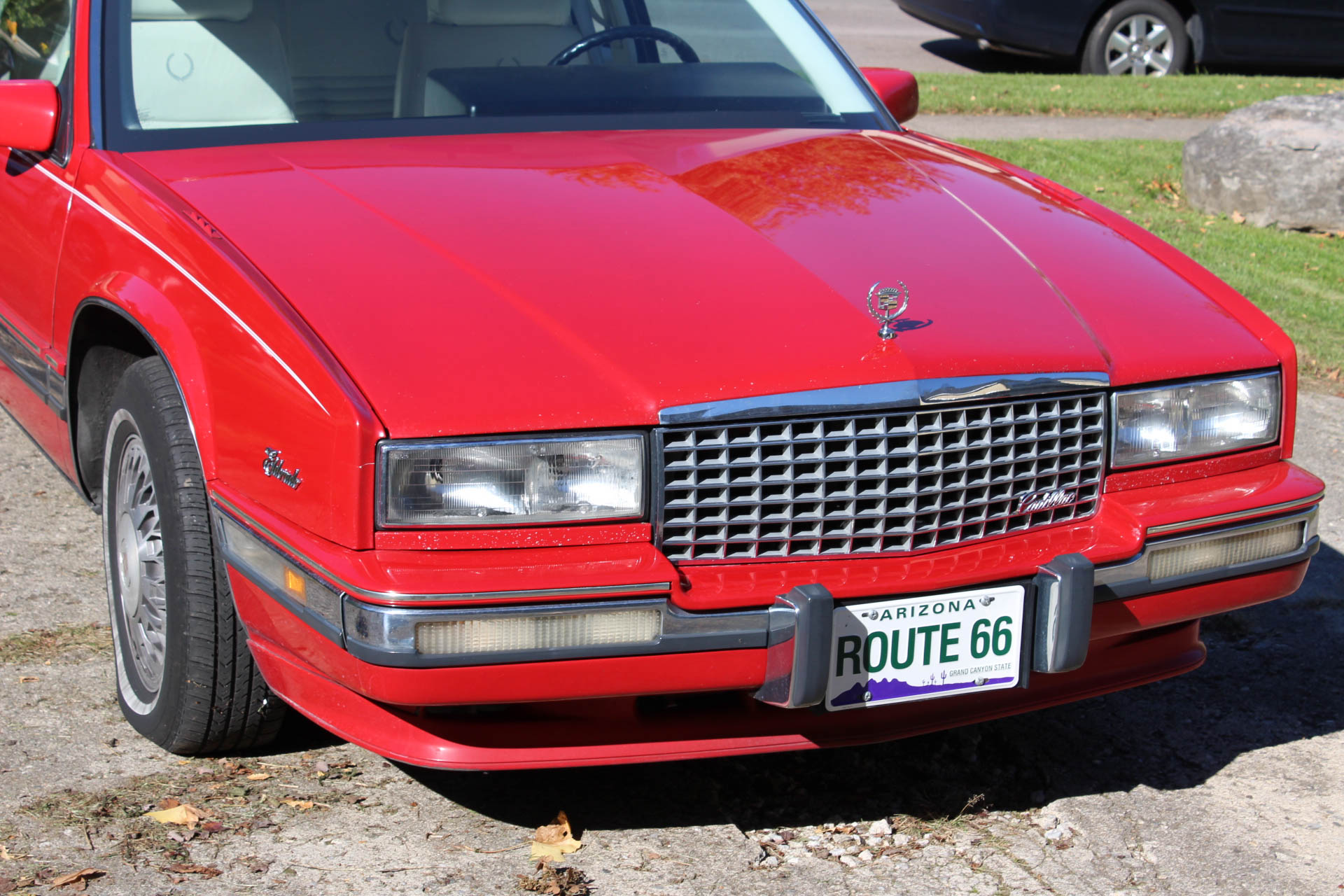 1990 Red Cadillac Eldorado Coupe
