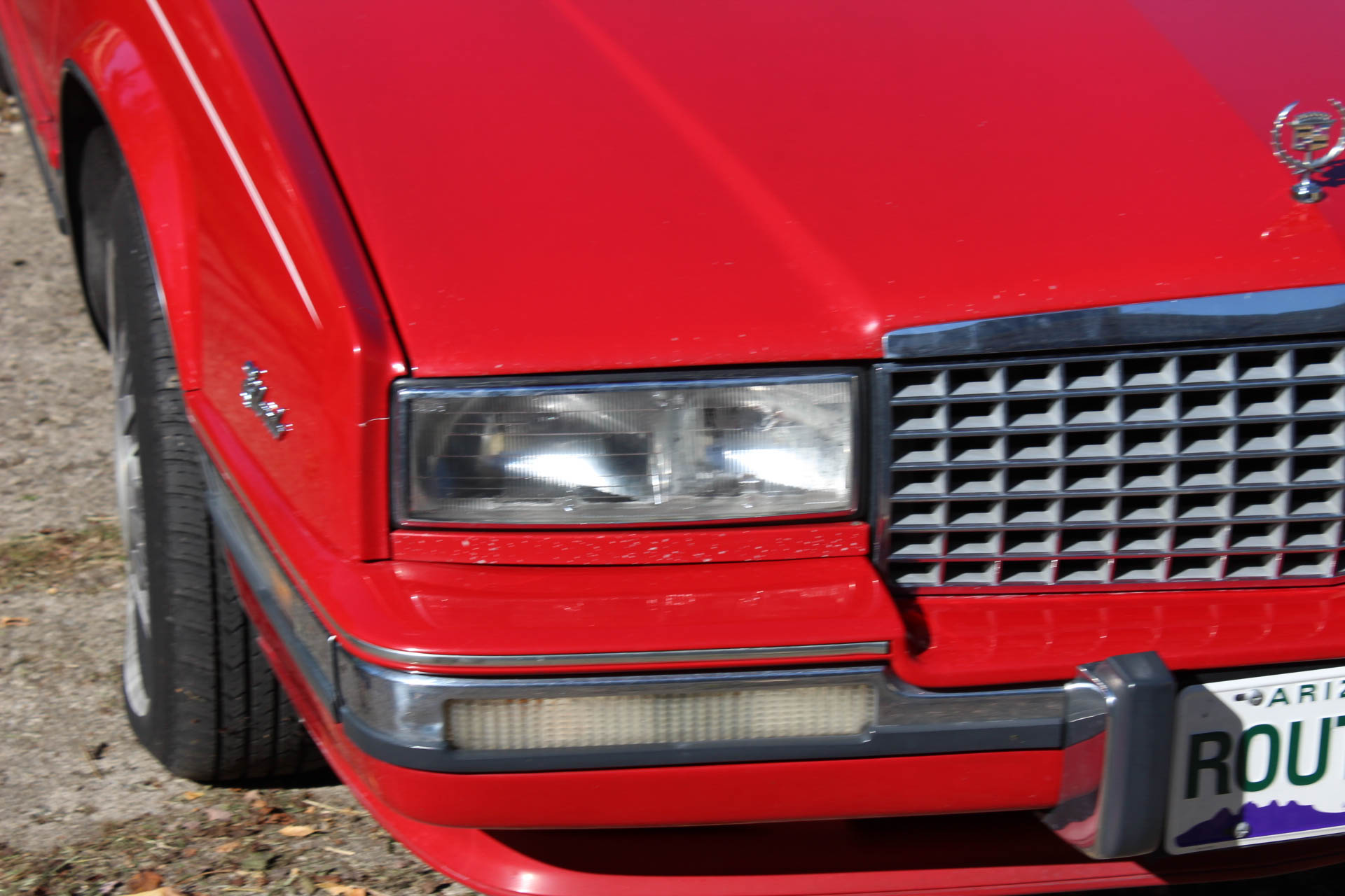 1990 Red Cadillac Eldorado Coupe