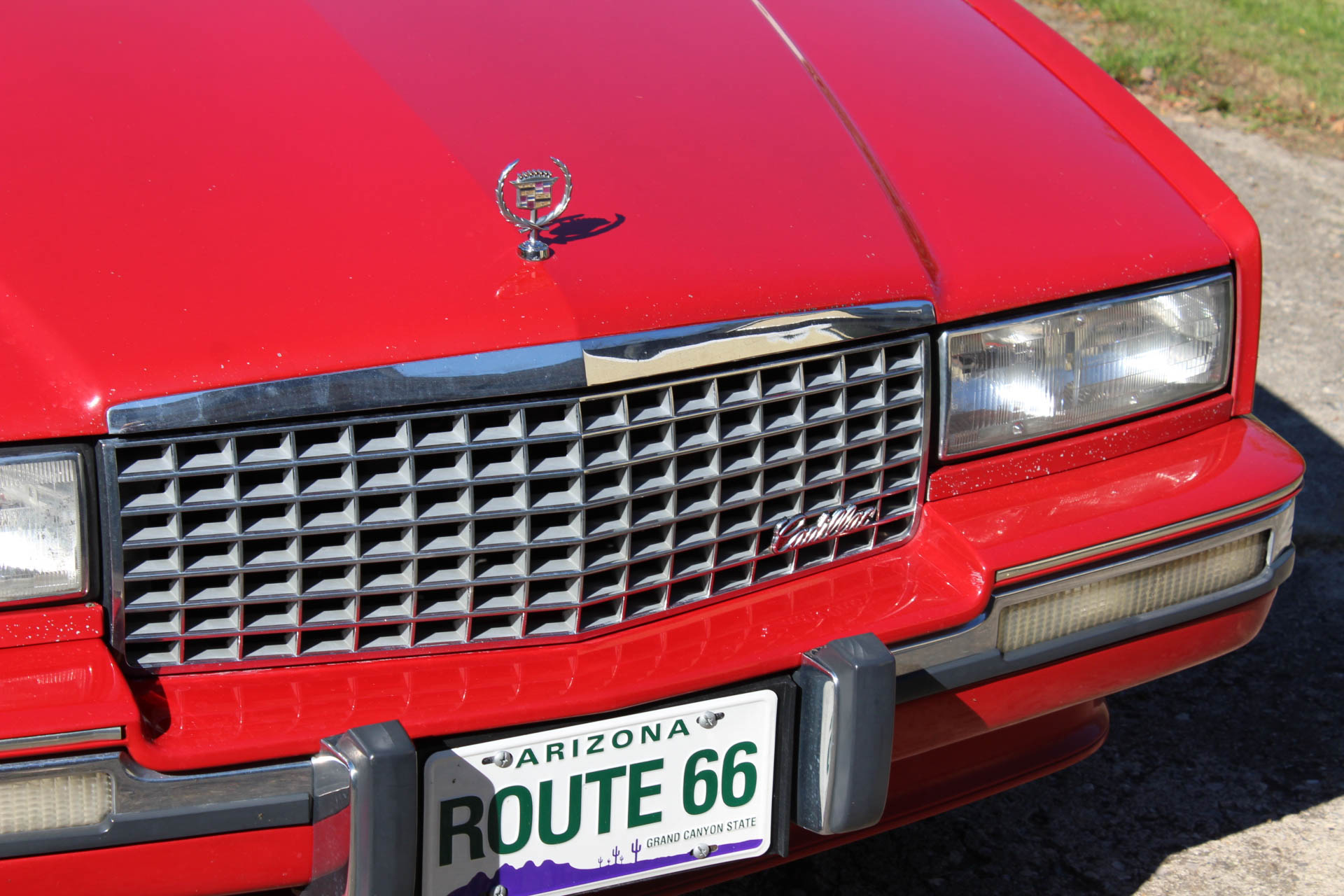 1990 Red Cadillac Eldorado Coupe