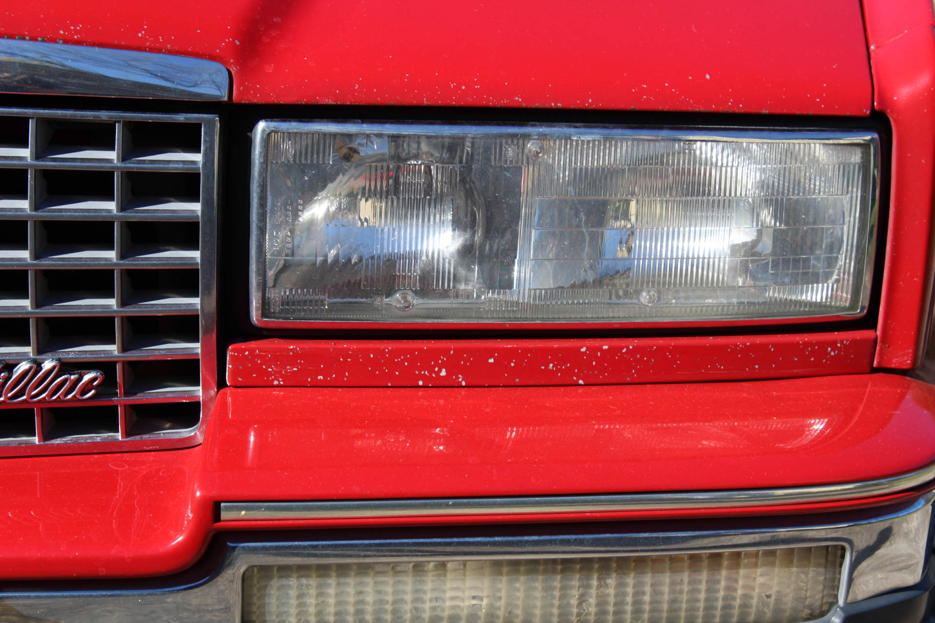 1990 Red Cadillac Eldorado Coupe