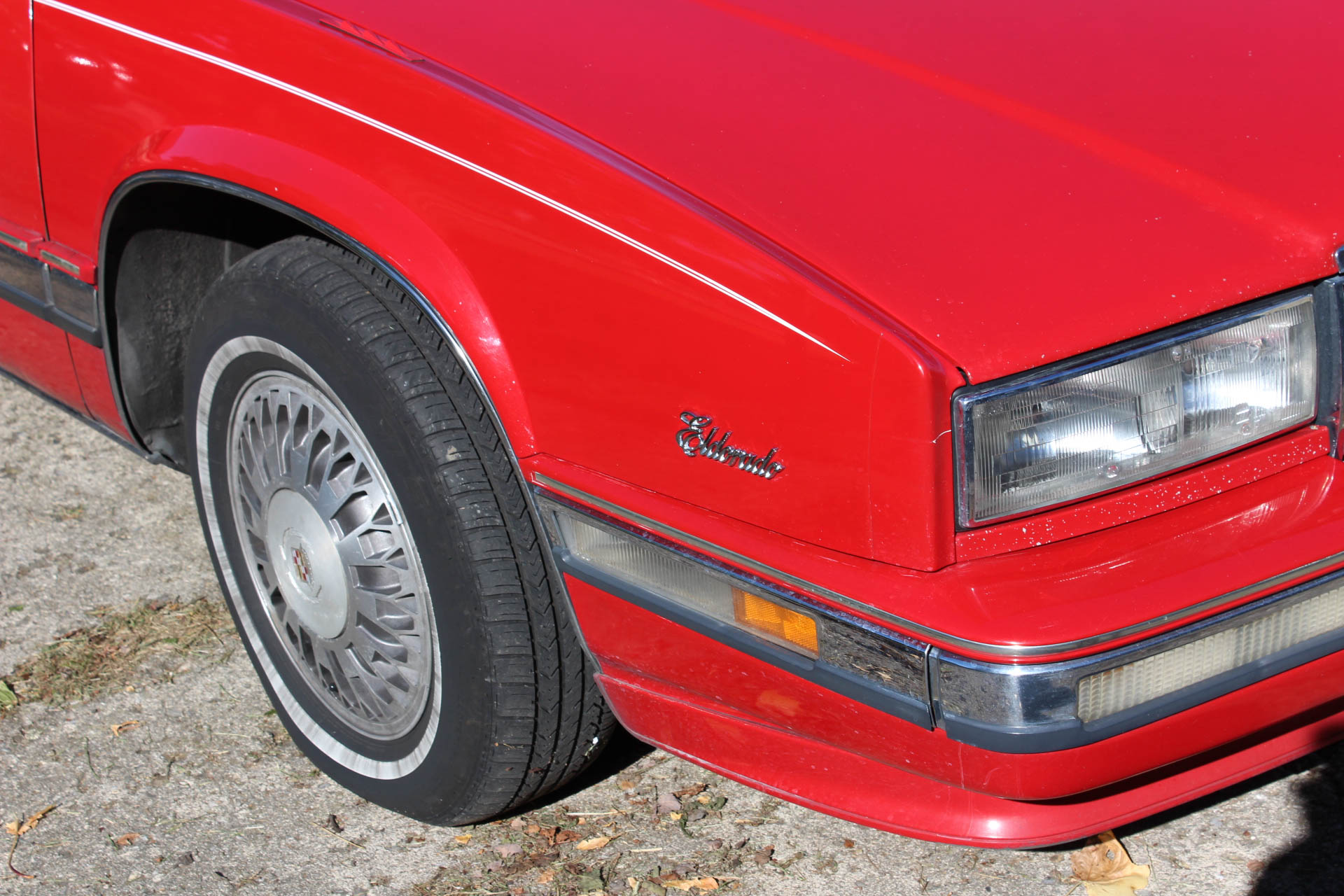 1990 Red Cadillac Eldorado Coupe