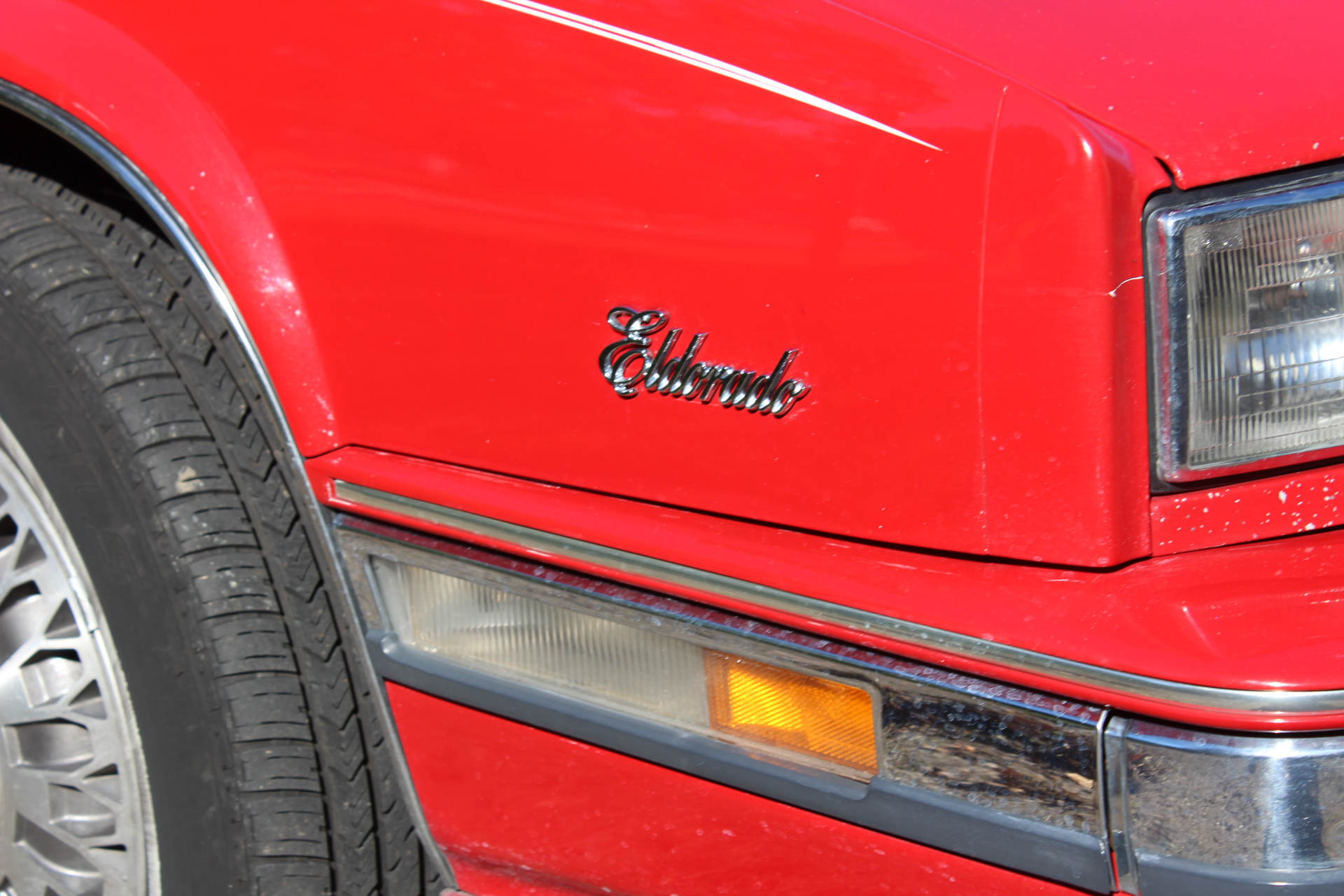1990 Red Cadillac Eldorado Coupe