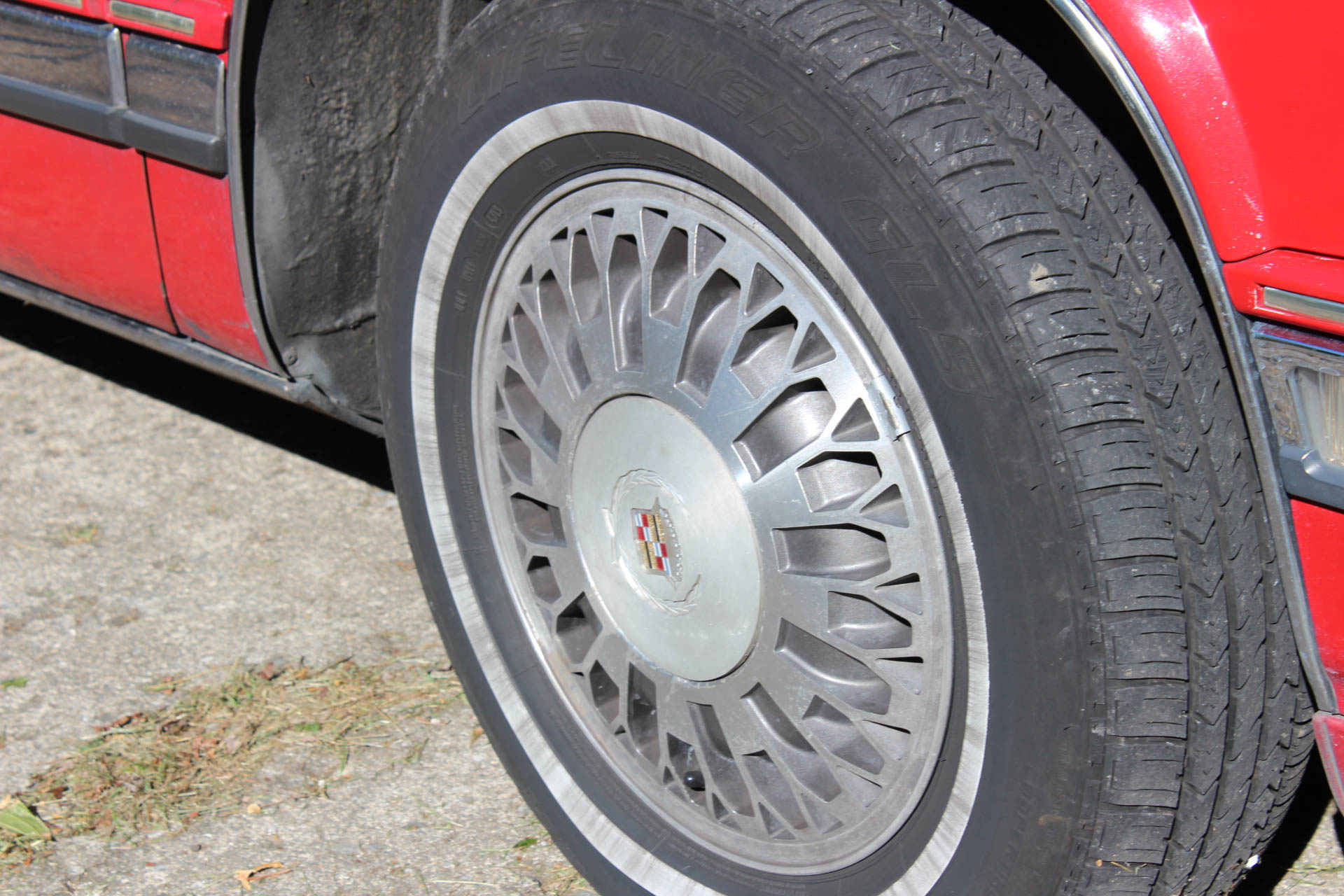 1990 Red Cadillac Eldorado Coupe