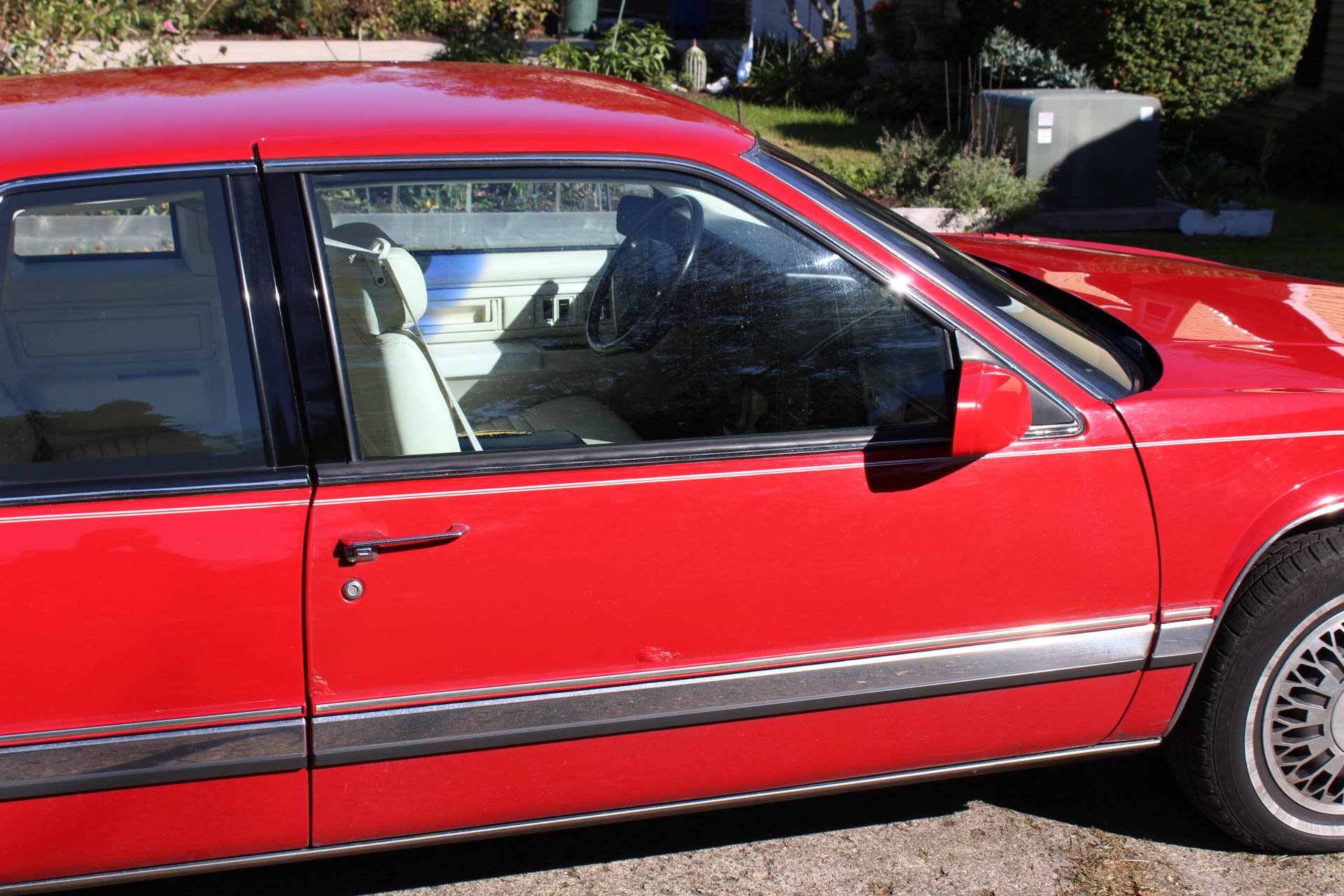 1990 Red Cadillac Eldorado Coupe