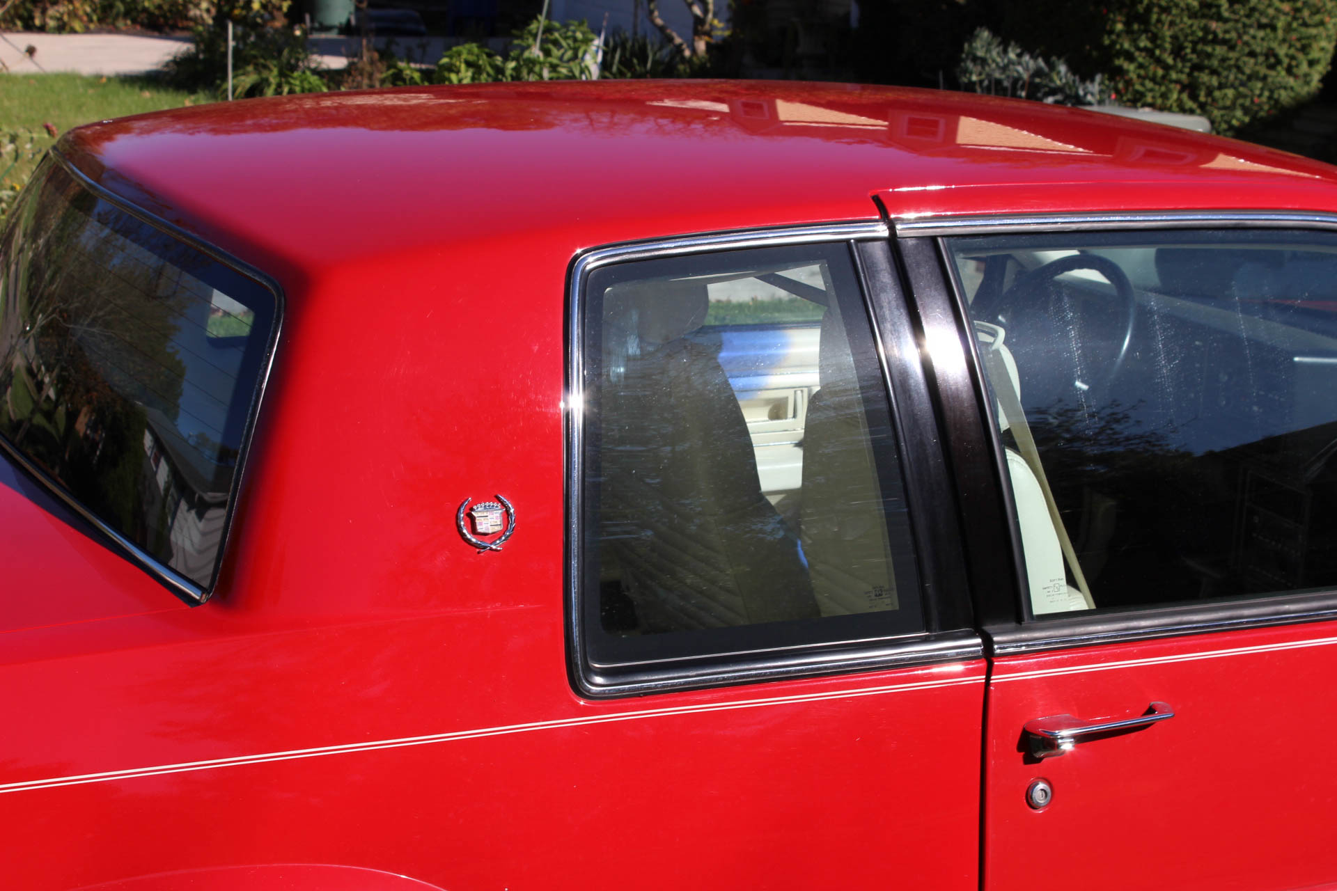 1990 Red Cadillac Eldorado Coupe
