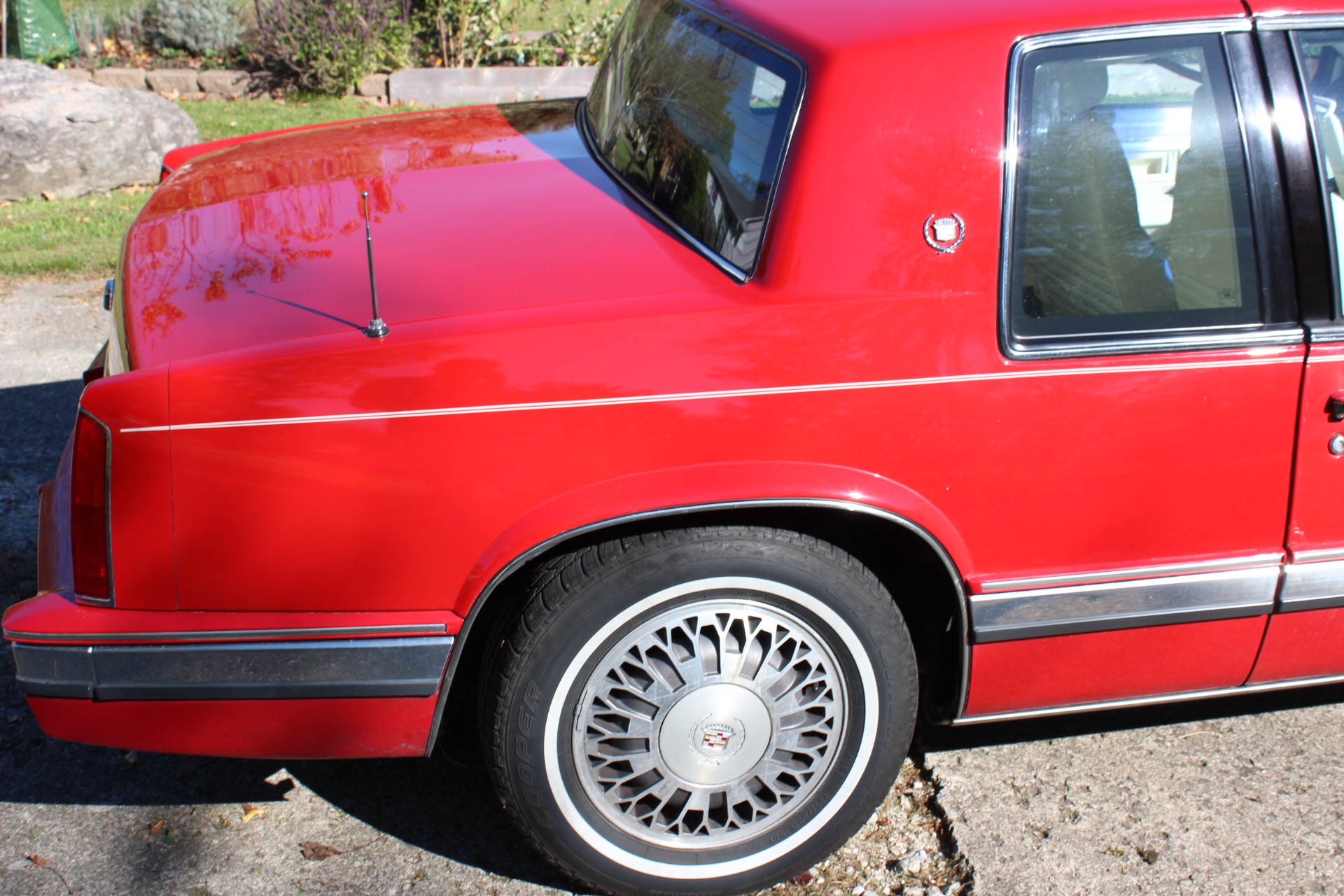 1990 Red Cadillac Eldorado Coupe