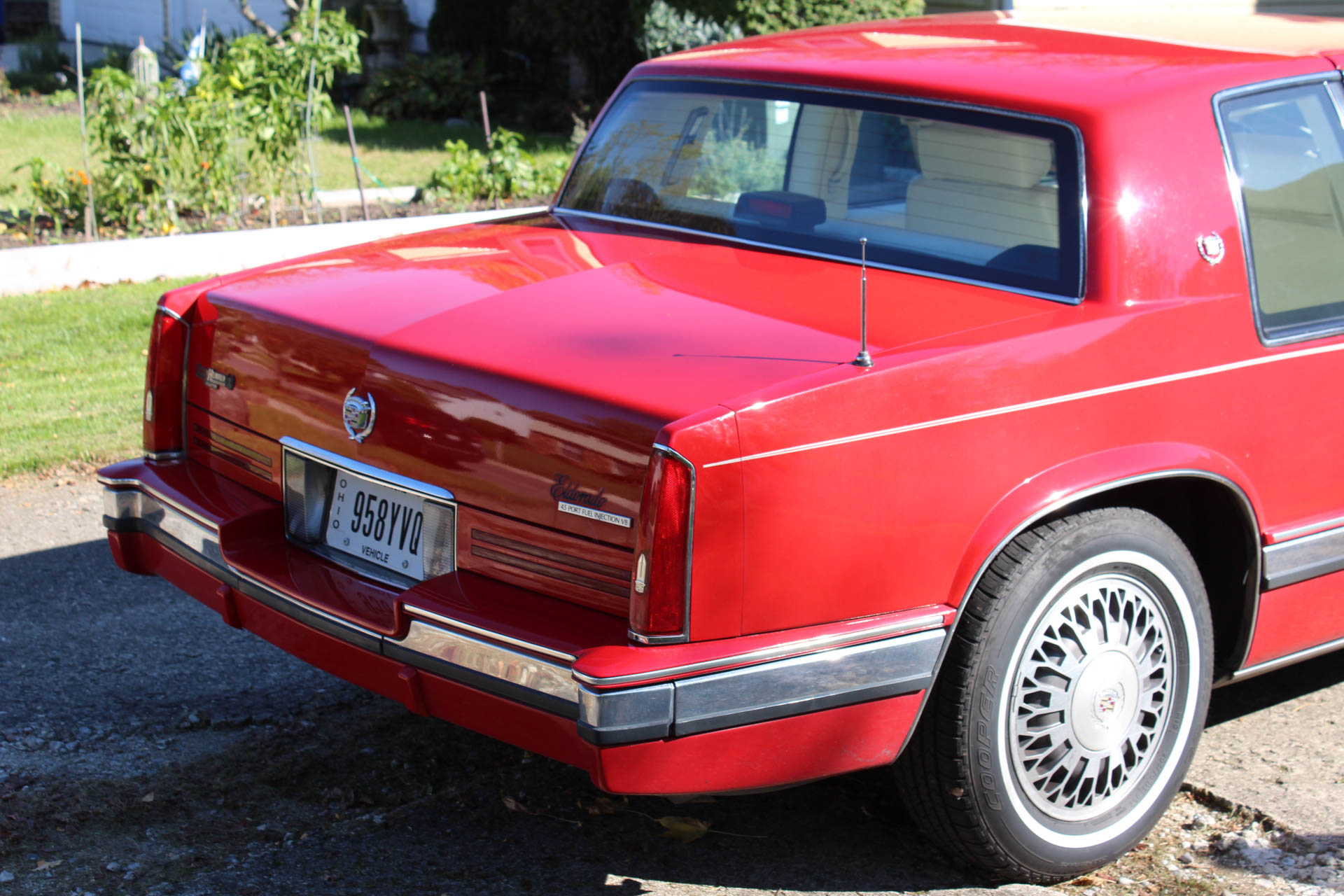 1990 Red Cadillac Eldorado Coupe