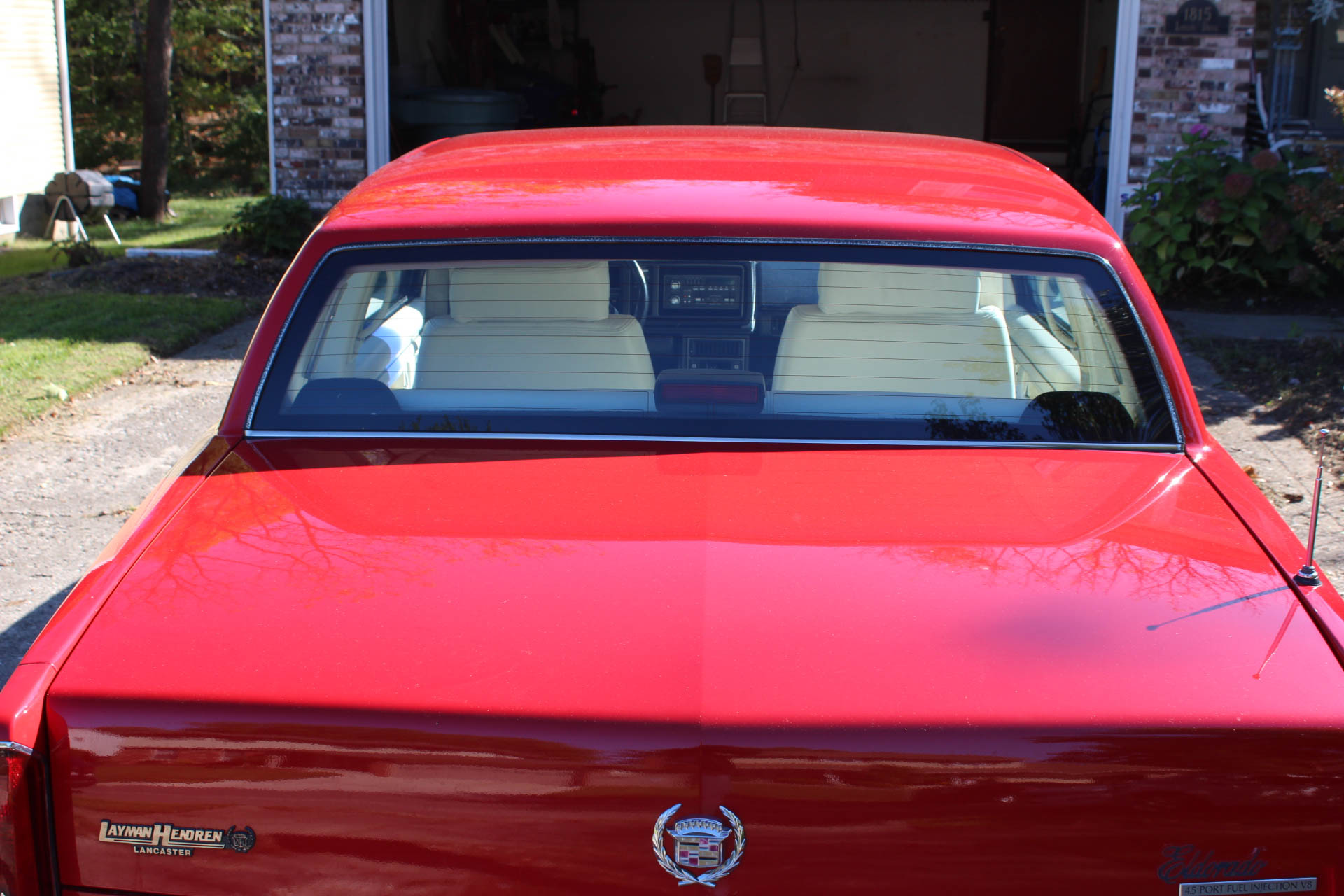 1990 Red Cadillac Eldorado Coupe