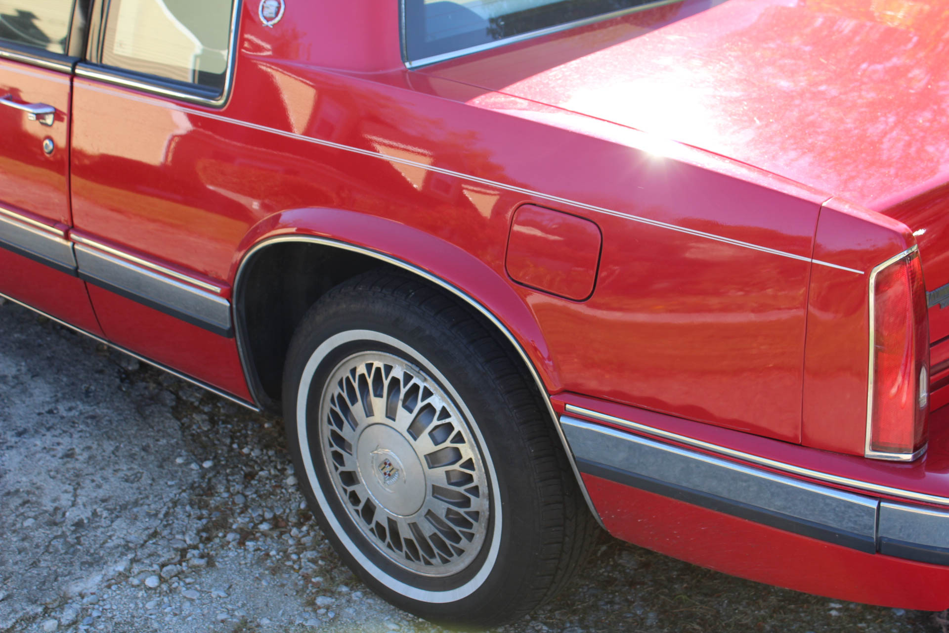 1990 Red Cadillac Eldorado Coupe