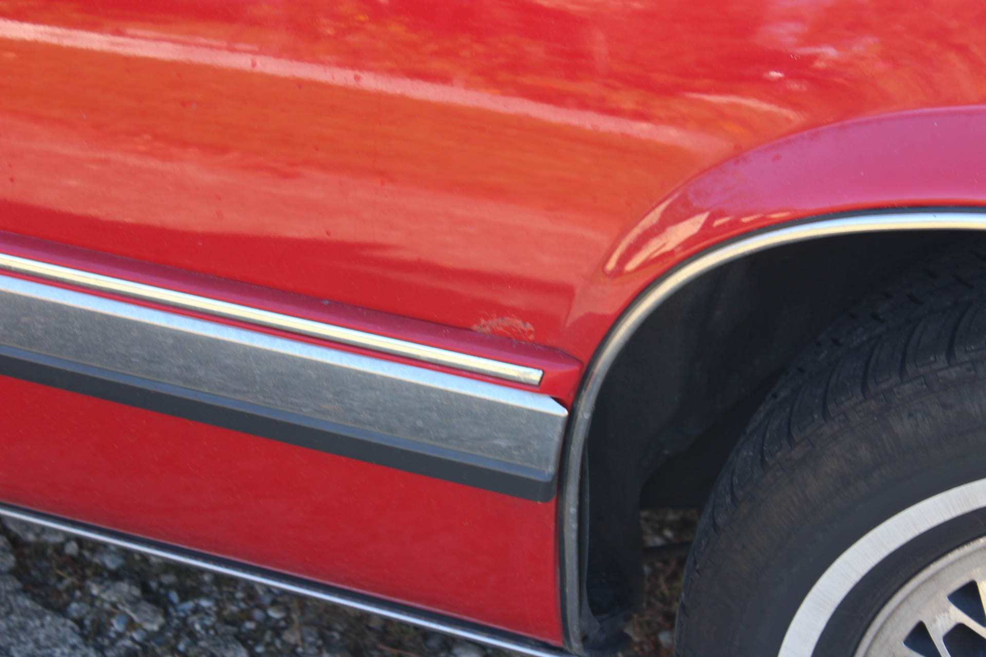 1990 Red Cadillac Eldorado Coupe