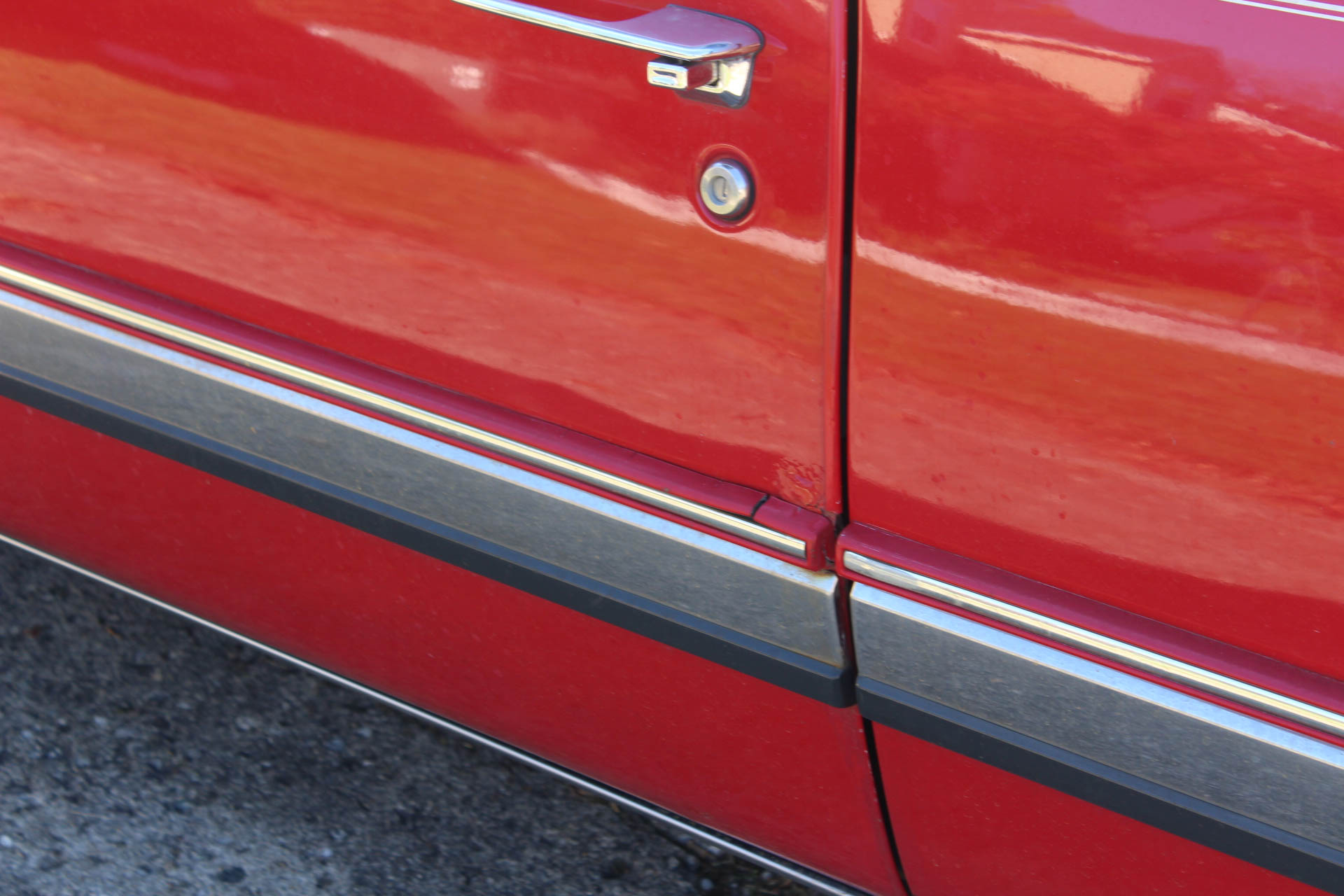 1990 Red Cadillac Eldorado Coupe