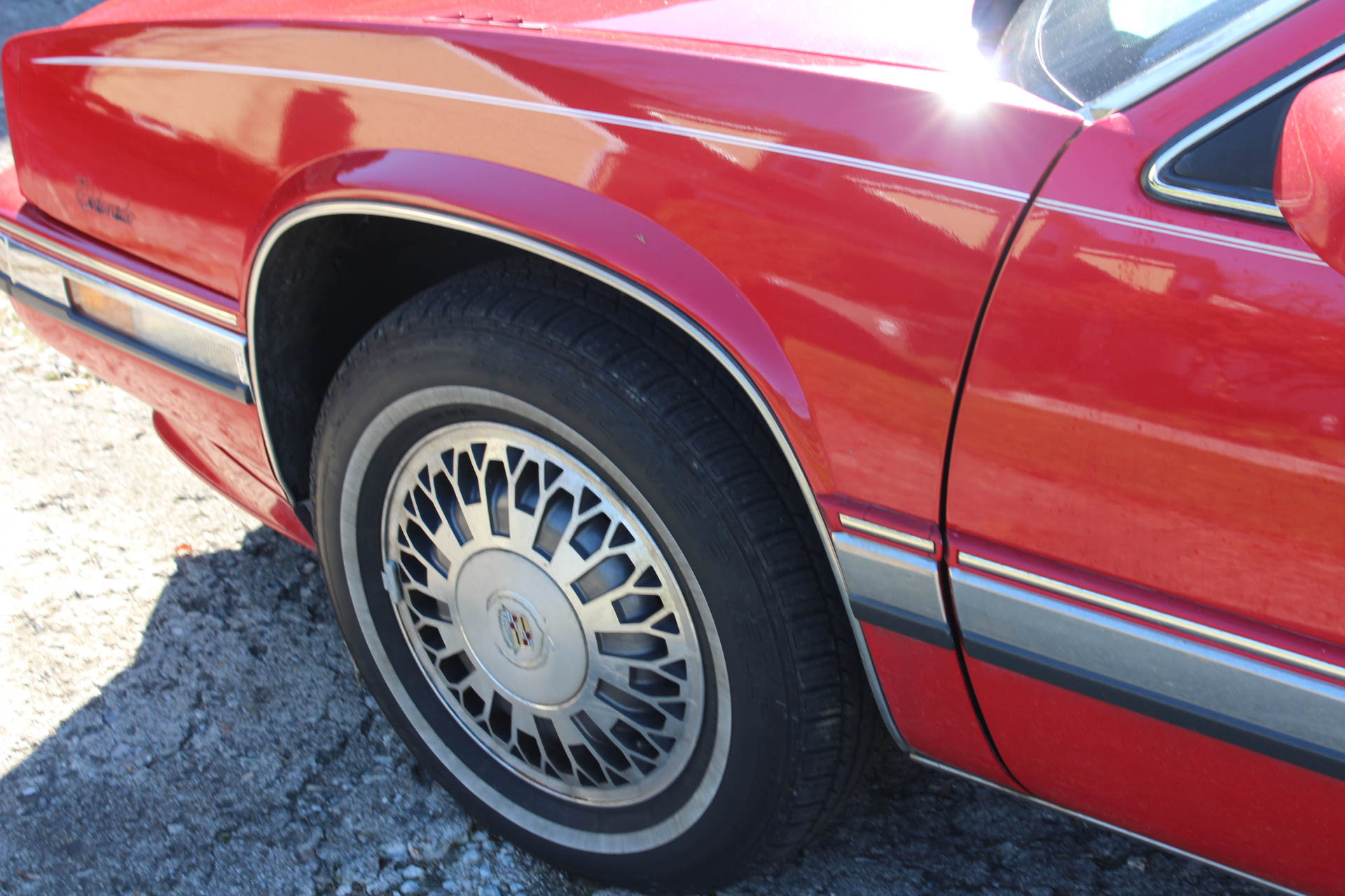 1990 Red Cadillac Eldorado Coupe