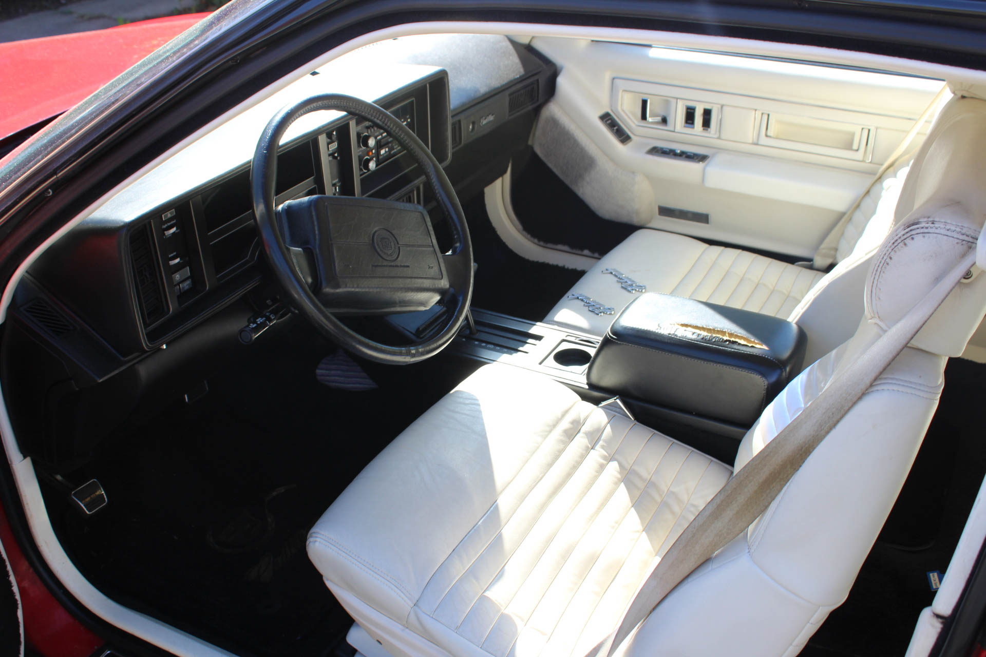 1990 Red Cadillac Eldorado Coupe