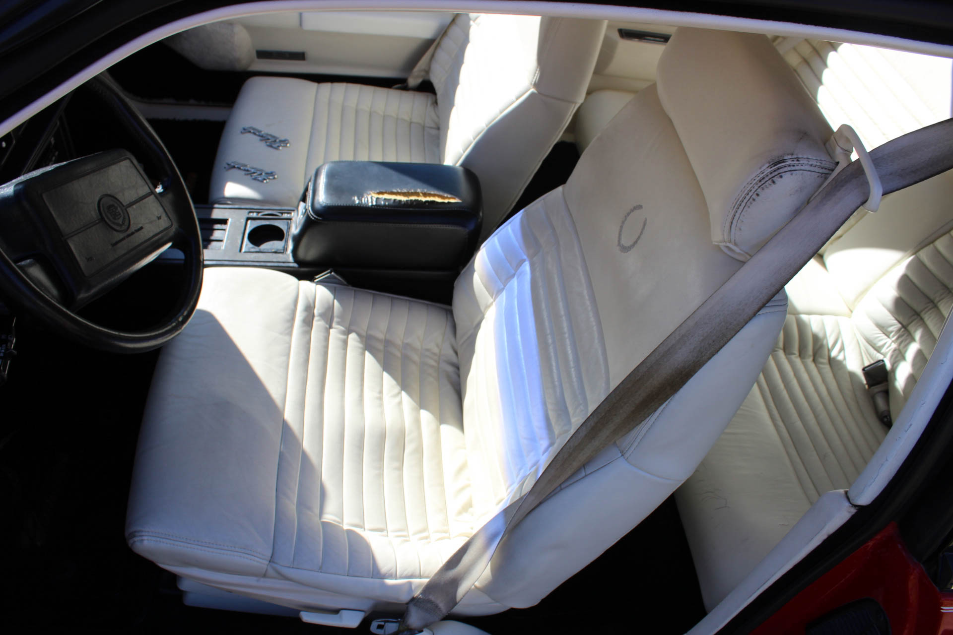 1990 Red Cadillac Eldorado Coupe