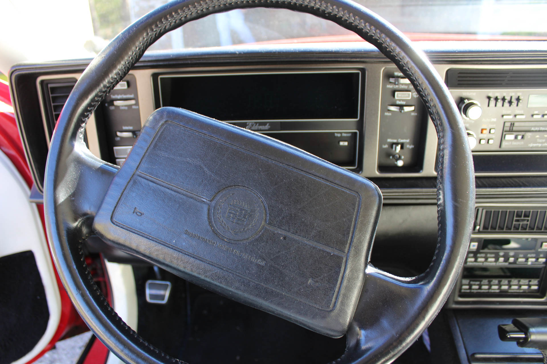 1990 Red Cadillac Eldorado Coupe