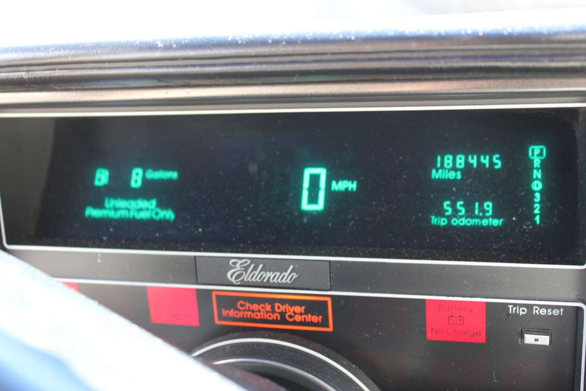 1990 Red Cadillac Eldorado Coupe