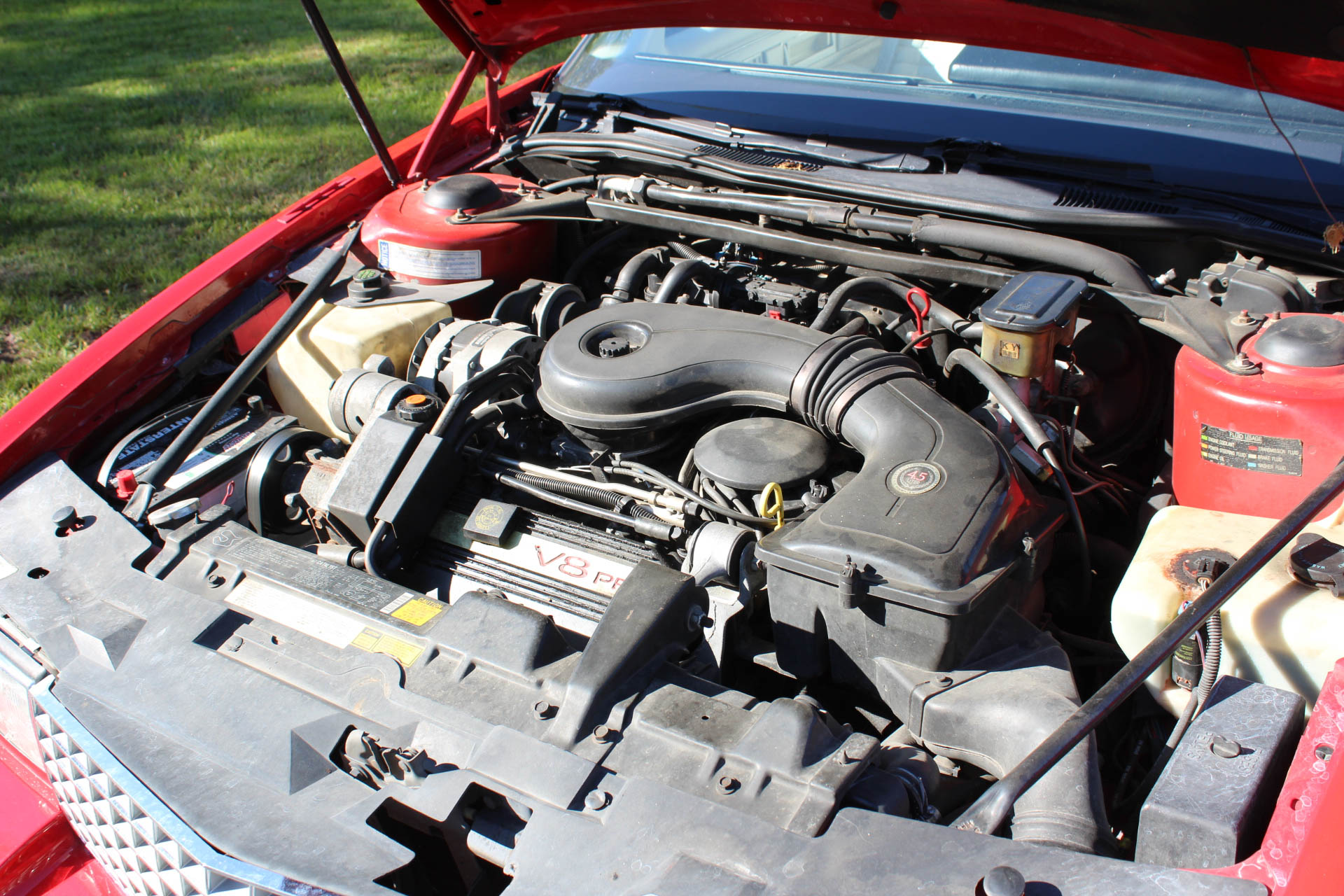 1990 Red Cadillac Eldorado Coupe