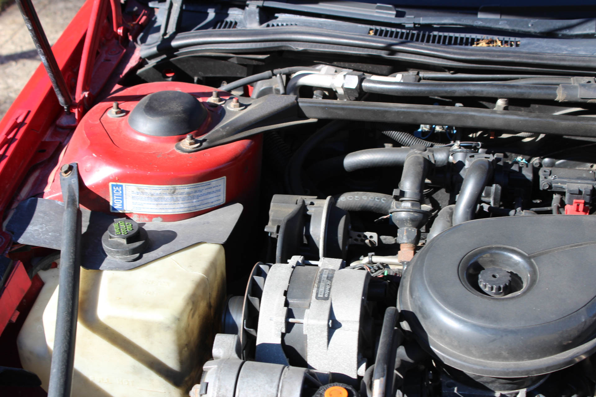 1990 Red Cadillac Eldorado Coupe
