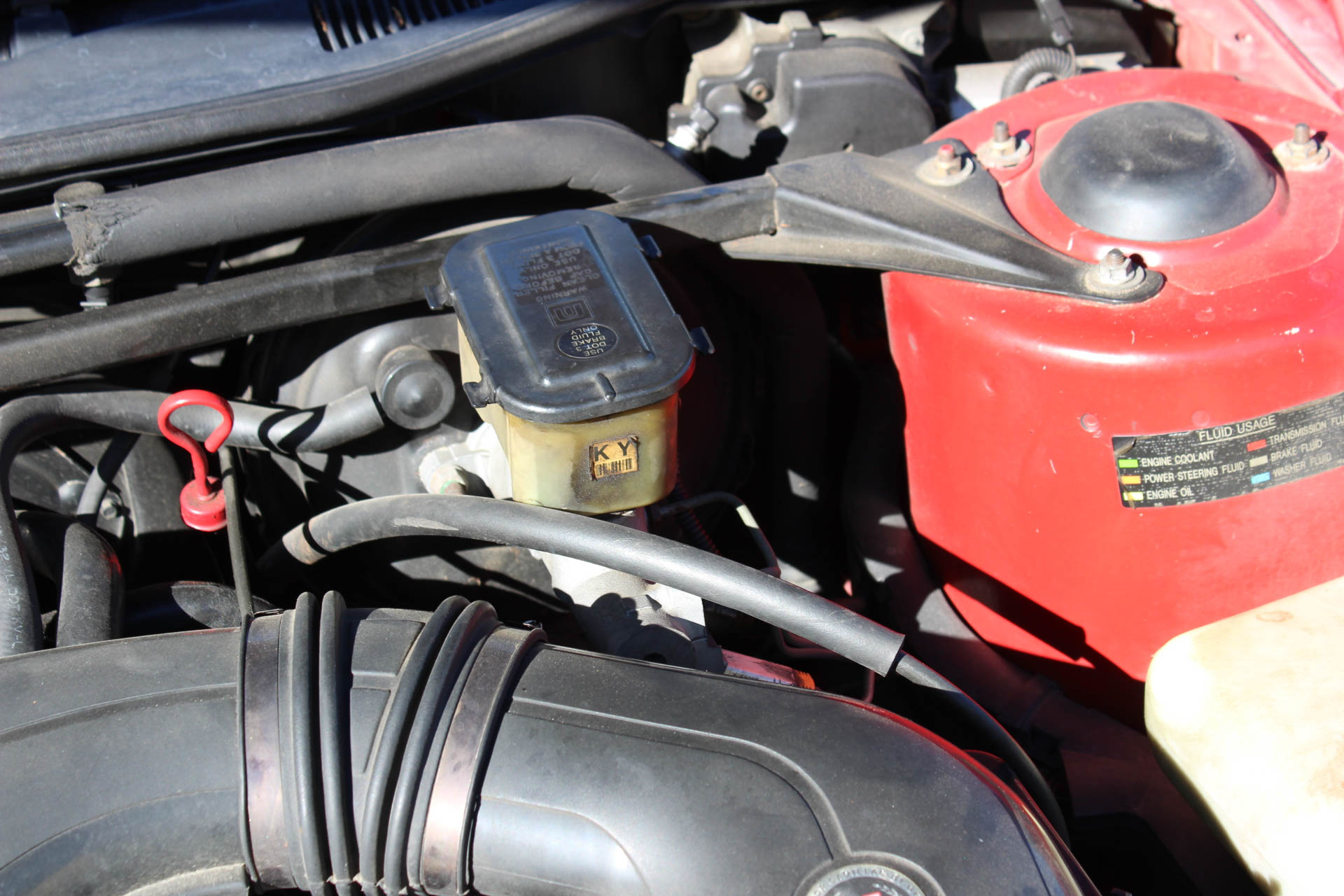 1990 Red Cadillac Eldorado Coupe