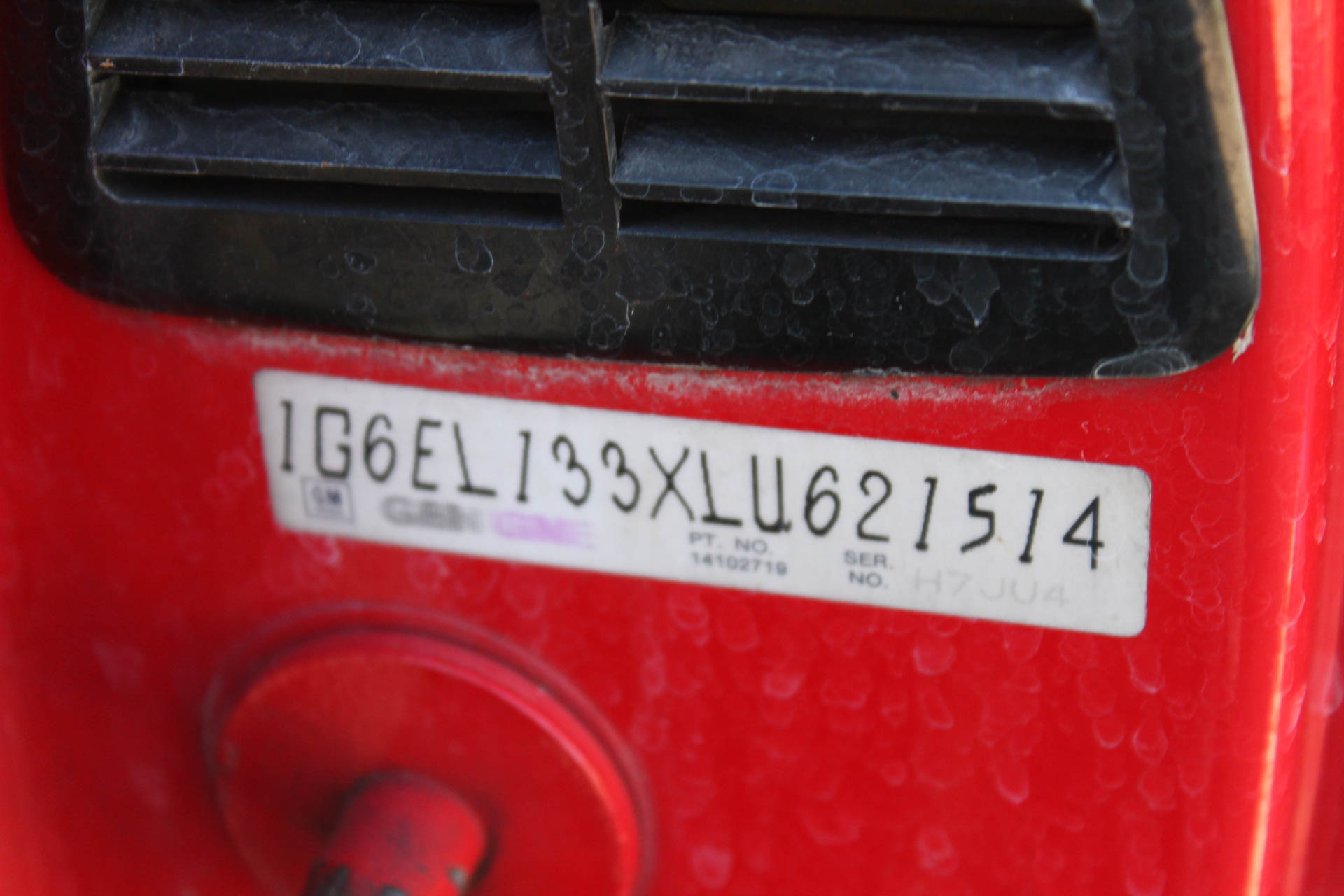 1990 Red Cadillac Eldorado Coupe