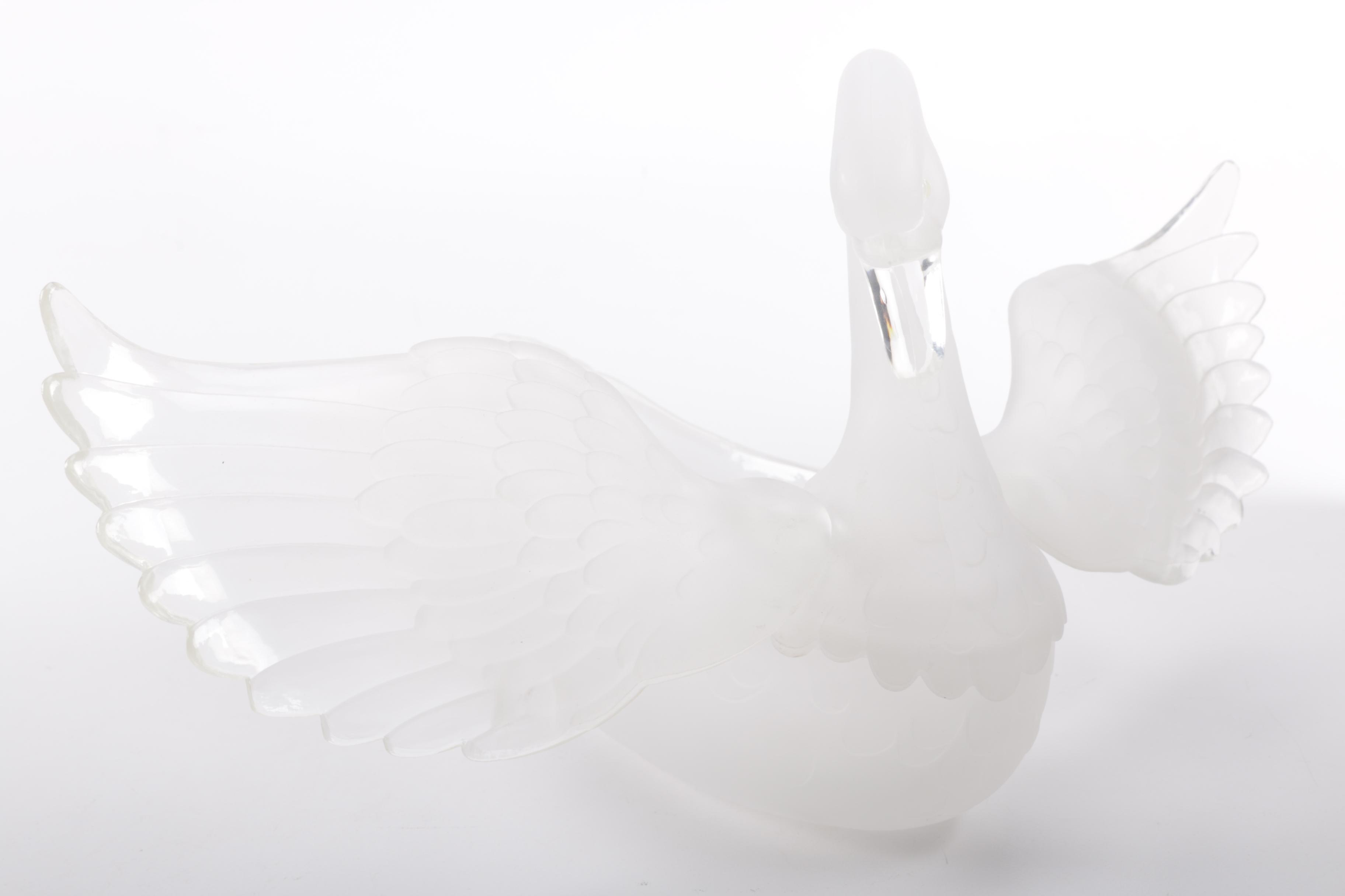 Vintage Boudoir Lamp and Swan Figurine
