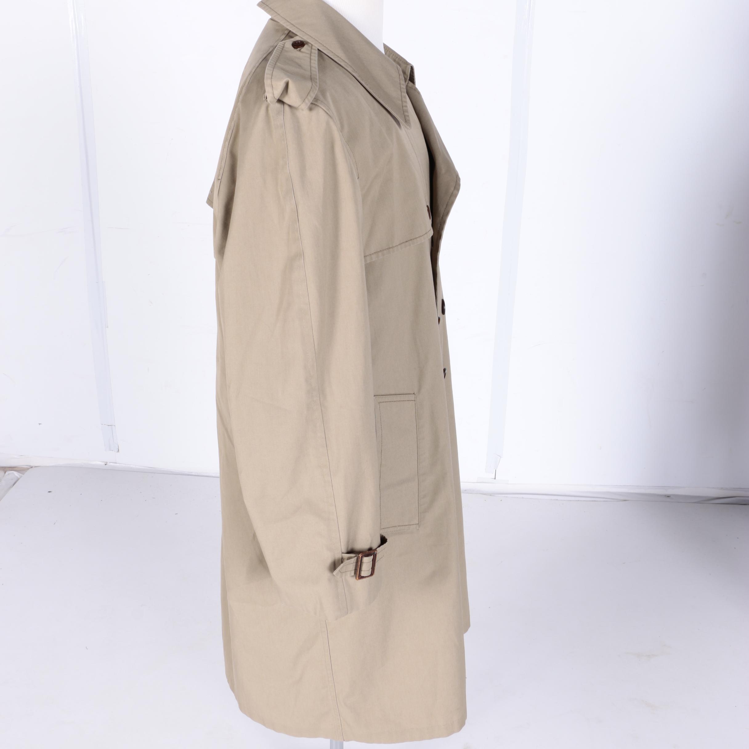 Men's London Fog Double-Breasted Trench Coat