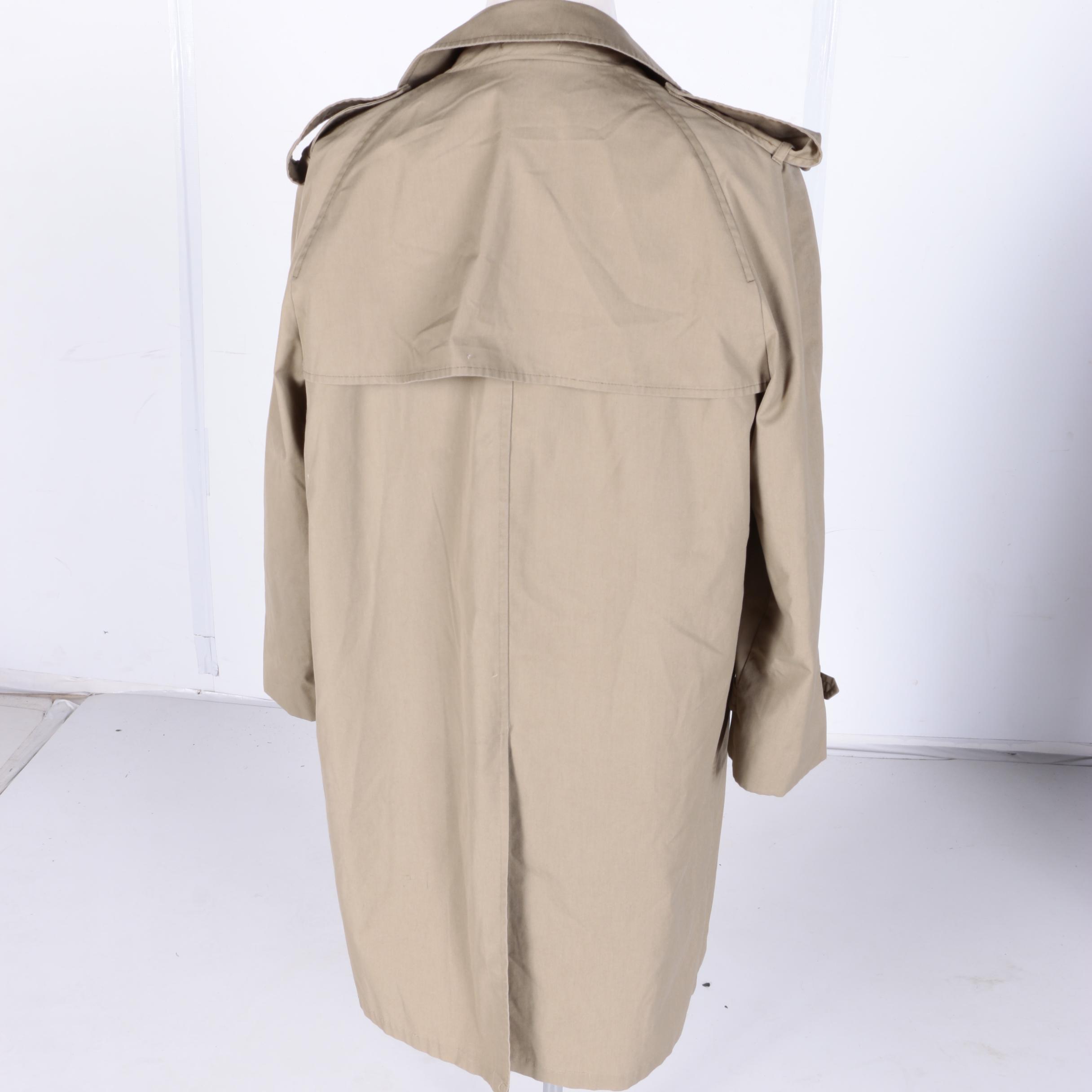 Men's London Fog Double-Breasted Trench Coat
