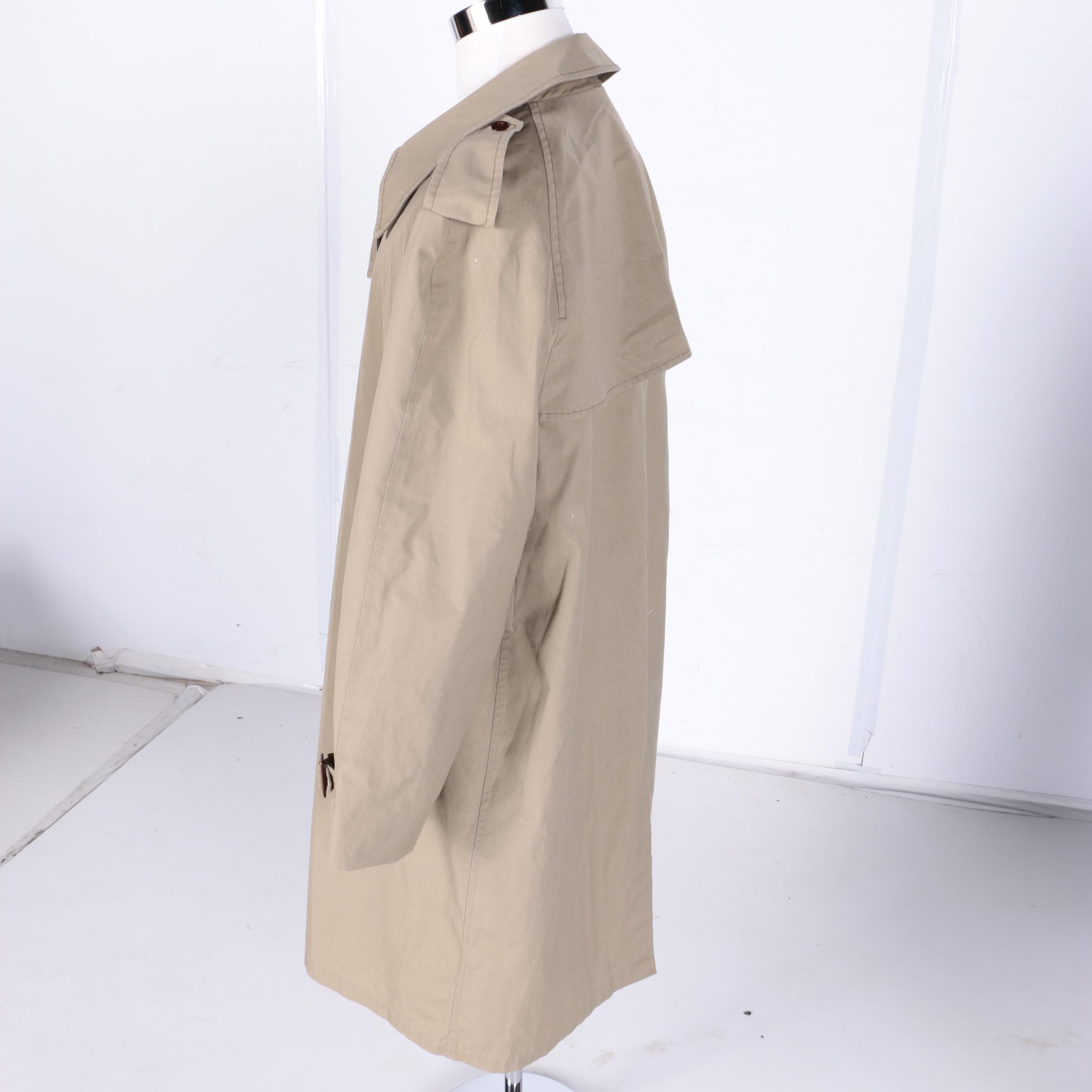 Men's London Fog Double-Breasted Trench Coat