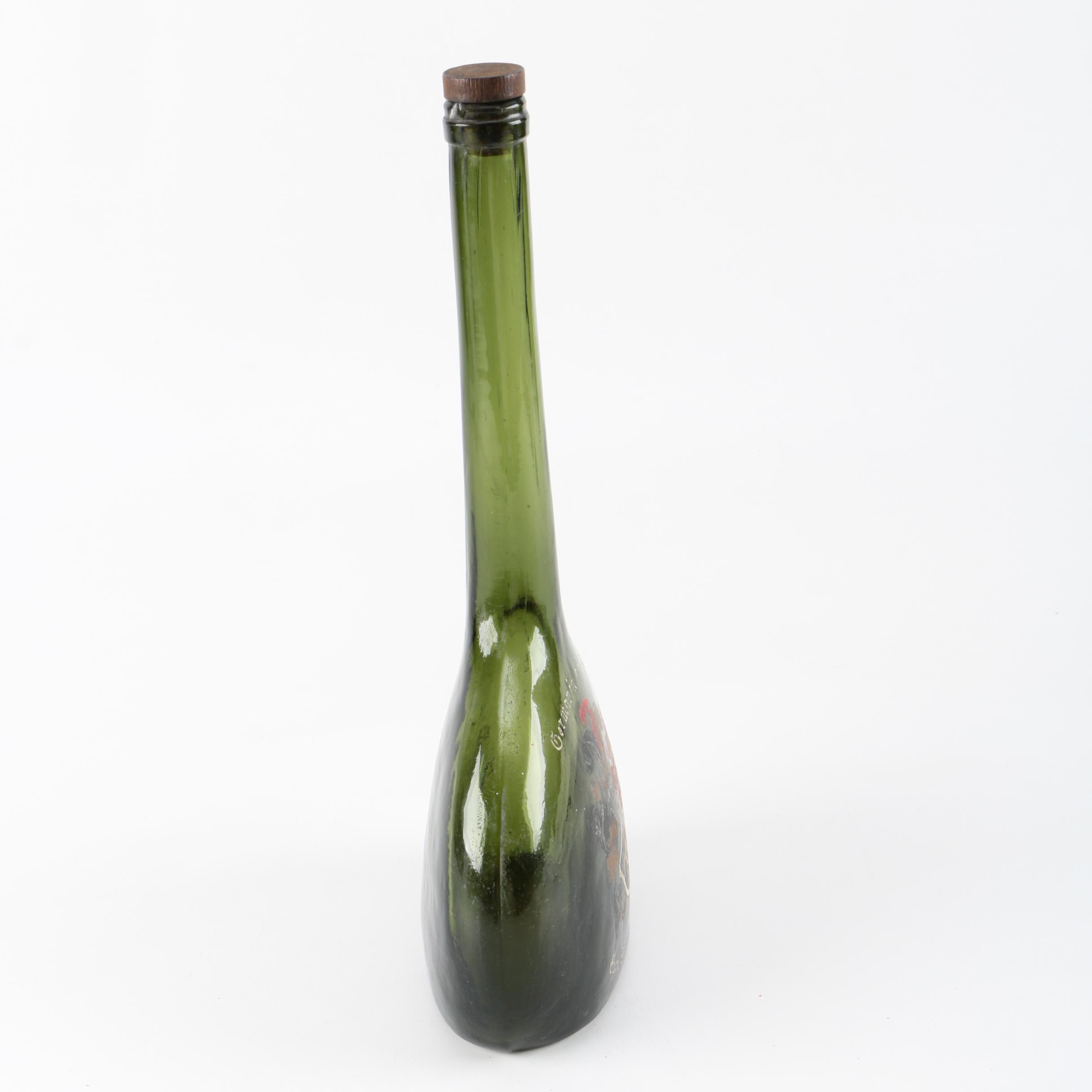 Painted Glassware Vase