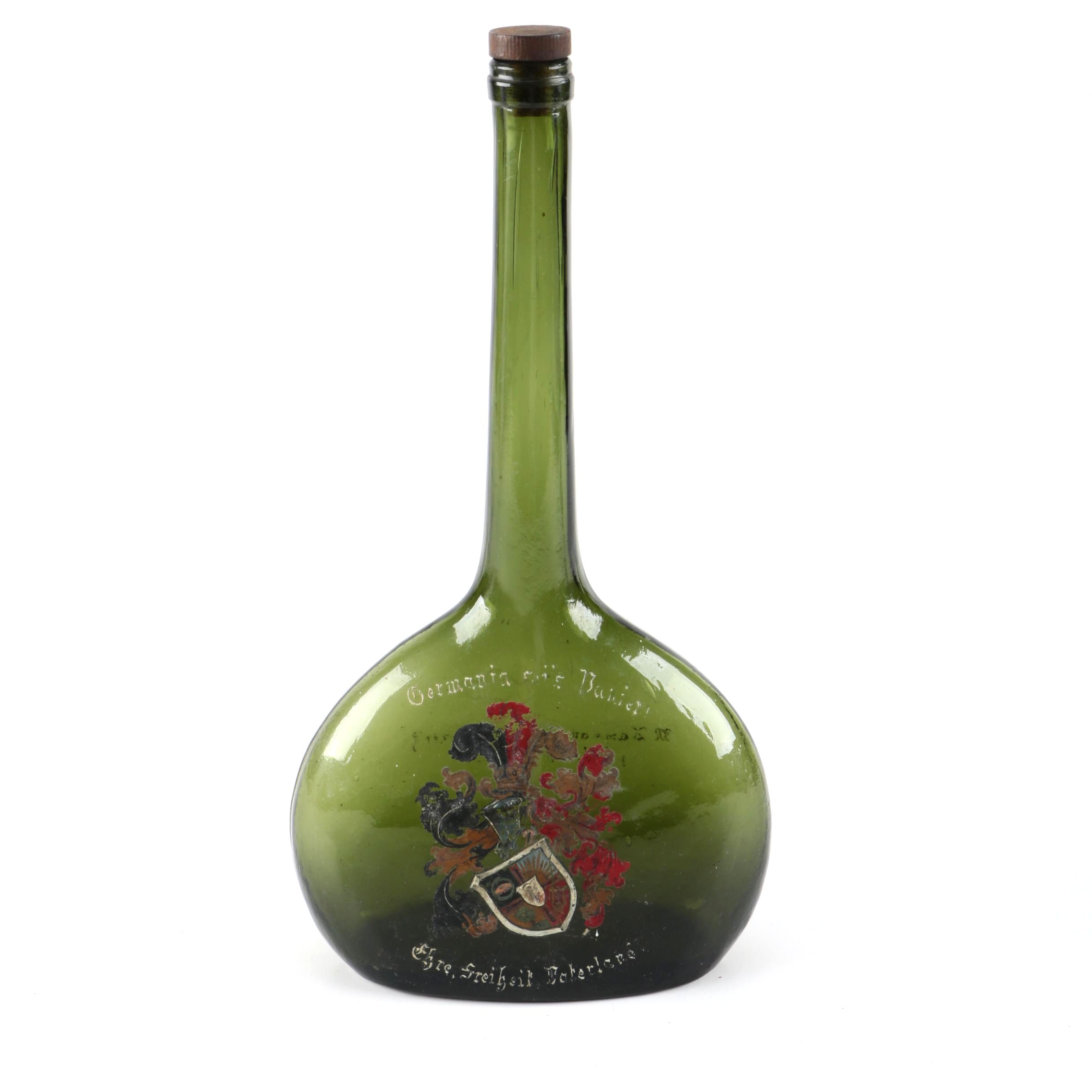 Painted Glassware Vase